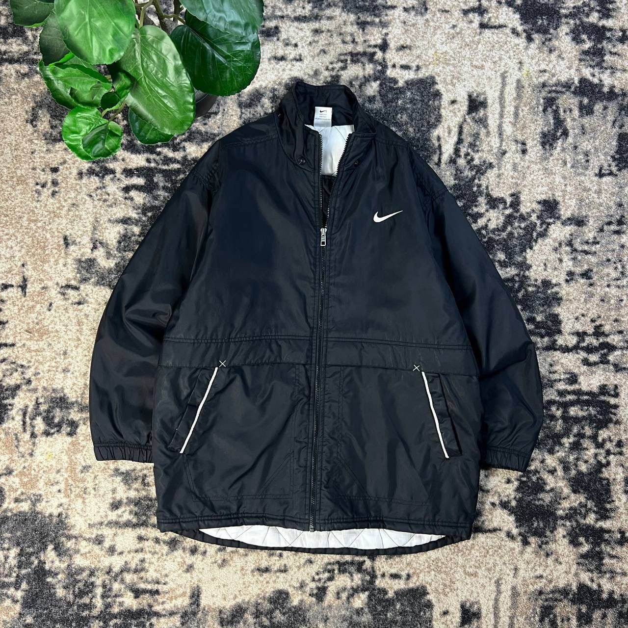 Nike Nike Vintage Y2K Big 3D Logo Zip Up Jacket Streetwear Style Size US M / EU 48-50 / 2 - 2 Thumbnail