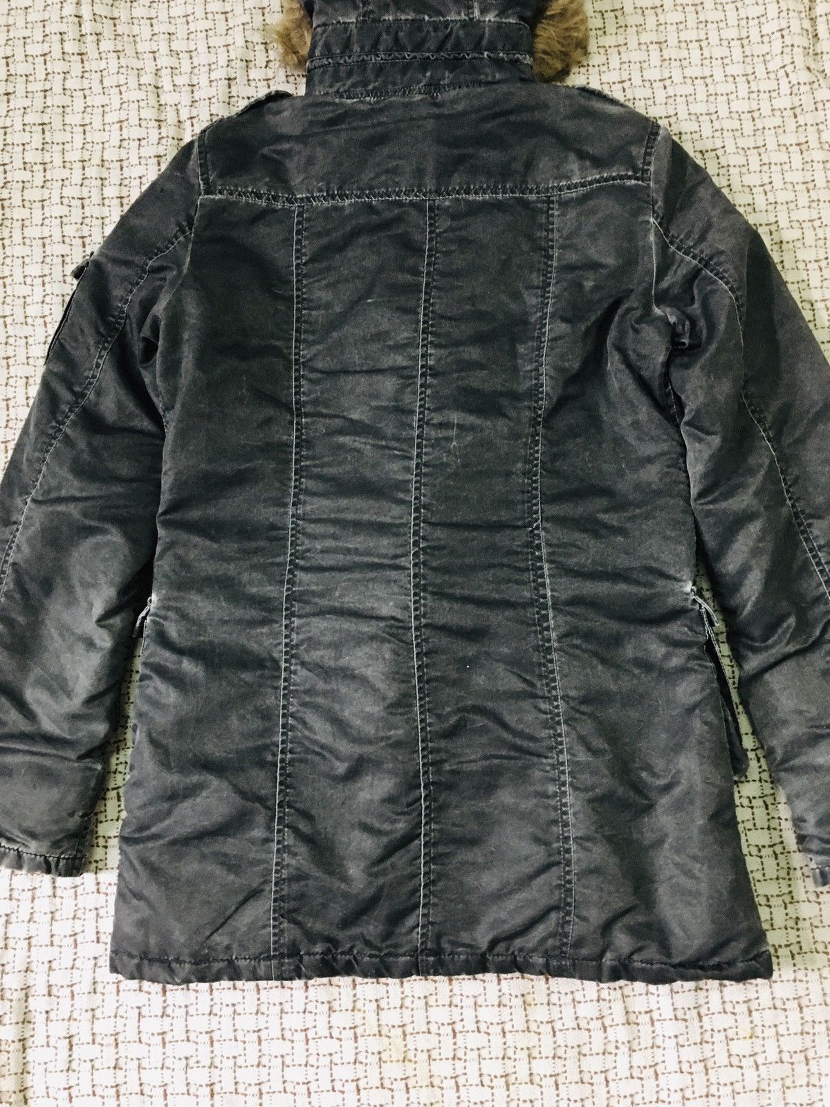 If Six Was Nine × Japanese Brand × Le Grande Bleu (L.G.B.) A07 Incede Punk Bondage Multipocket Fur Hoodie Jacket Size M / US 6-8 / IT 42-44 - 16 Thumbnail