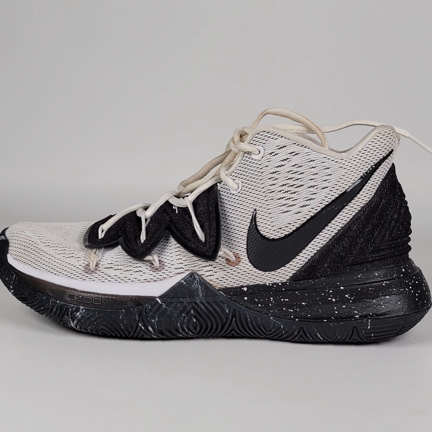Nike Nike Kyrie 5 Cookies and Cream Mens 8.5 Sneakers AO2918-100 Nike Kyrie White 2018 Men Basketball Shoes Size ONE SIZE - 7 Thumbnail