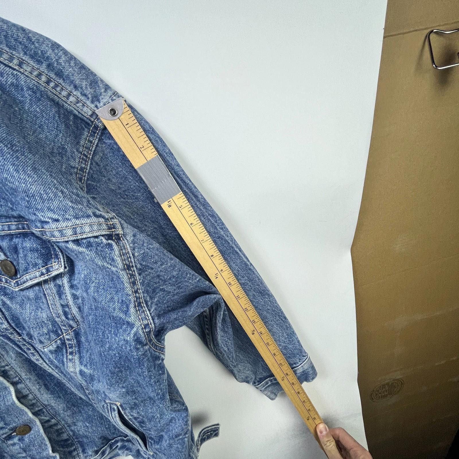 Levi's Vintage 80s Levis White Tab Denim Jacket Medium Trucker Size US M / EU 48-50 / 2 - 7 Thumbnail