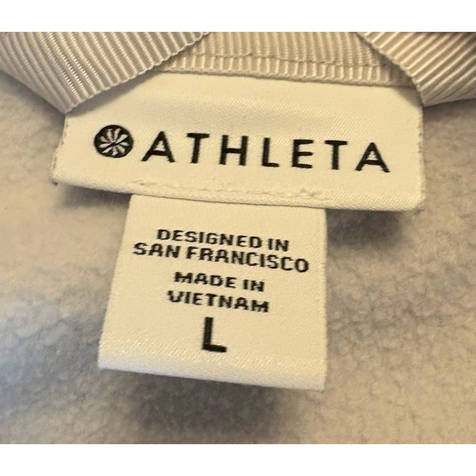 Athleta Athleta Womens Triumph Printed Hoodie Full Zip Jacket L Grey Size L / US 10 / IT 46 - 4 Thumbnail