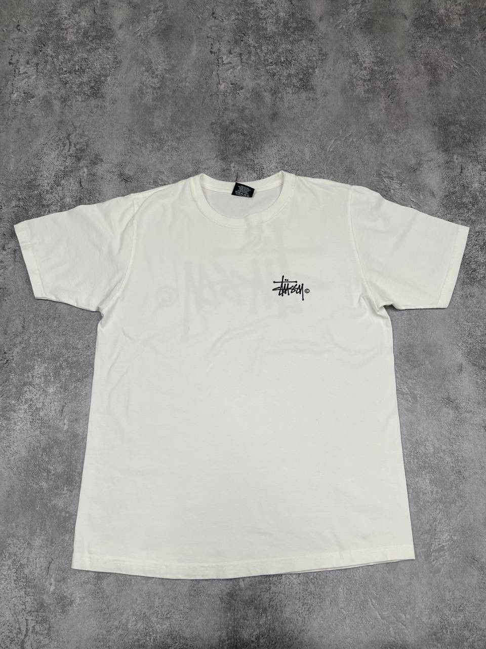 Stussy Stussy Men Cotton T-Shirt White Size S Size US S / EU 44-46 / 1 - 1 Thumbnail