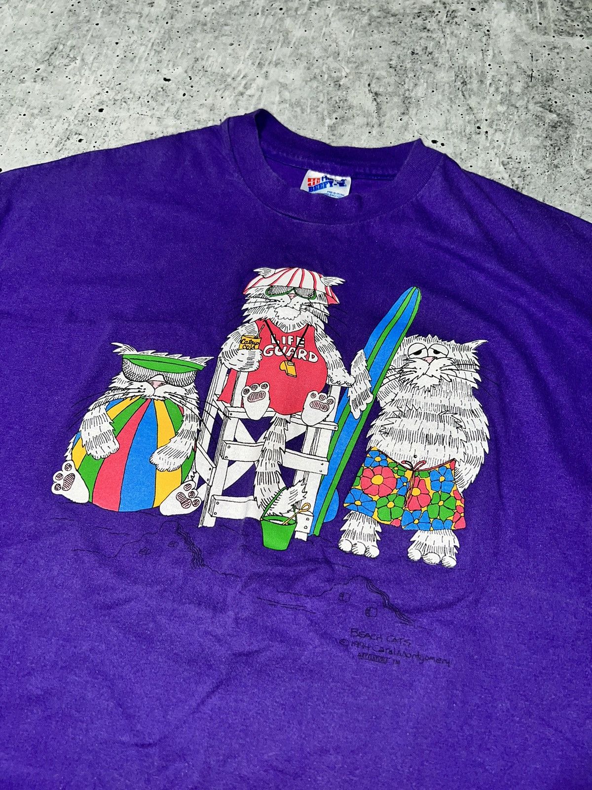 Vintage Crazy Vintage 1994 Funny Graphic Tee Size US XL / EU 56 / 4 - 2 Thumbnail