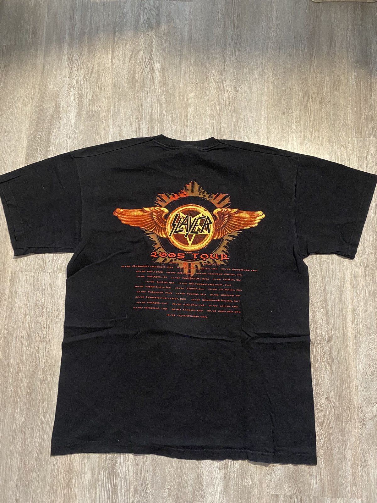Band Tees *RARE* Vintage 2004 Slayer T-Shirt Size US L / EU 52-54 / 3 - 5 Thumbnail