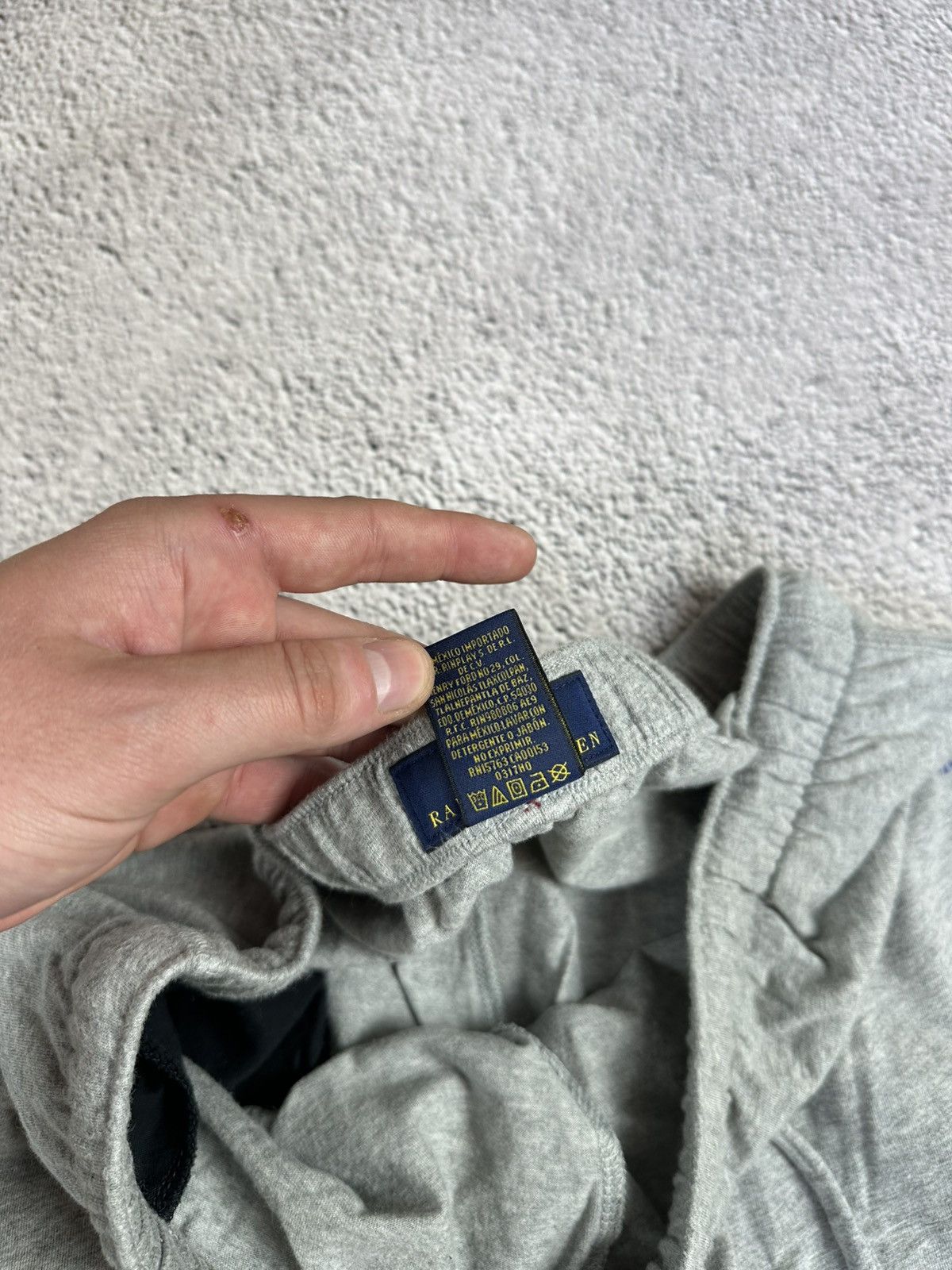 Polo Ralph Lauren × Vintage Polo Ralph Lauren Grey Sweatpants Logo Joggers Y2K Size US 36 / EU 52 - 9 Thumbnail