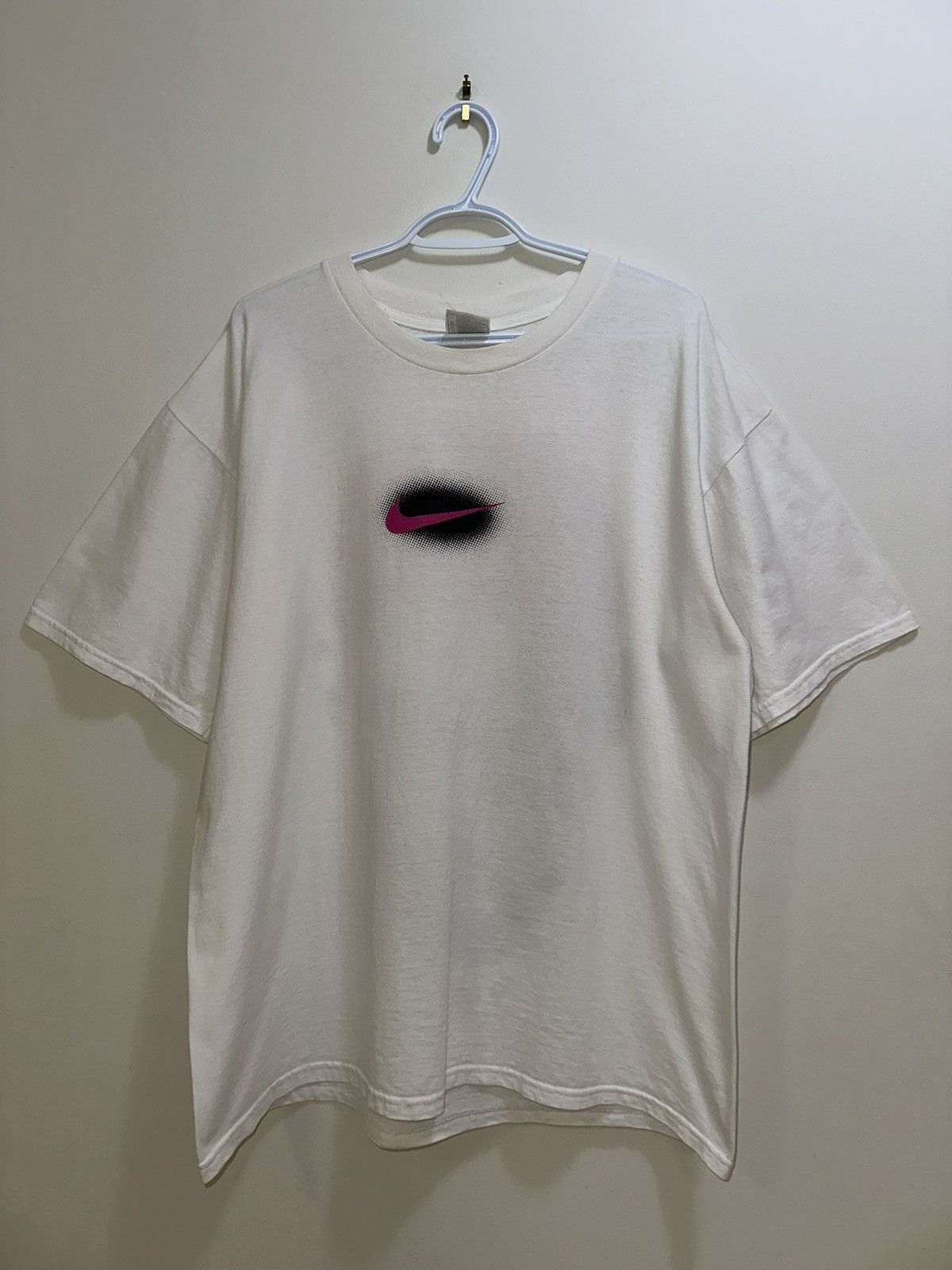 Vintage Pink Nike Dennis Rodman Tee Size L Rare