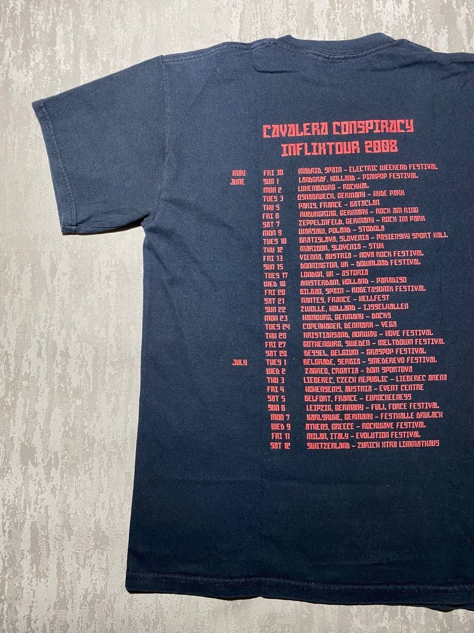 Band Tees × Vintage Vintage 2008 Cavalera Conspiracy Tour T-Shirt Size US M / EU 48-50 / 2 - 10 Thumbnail