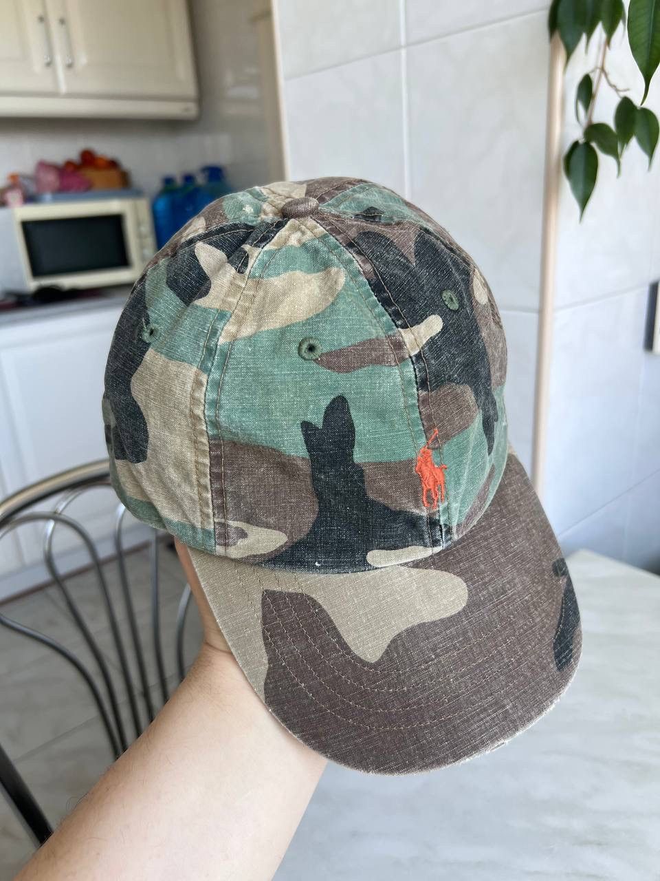 Polo Ralph Lauren Ralph Lauren Polo camo cap green Military Army Style hat Y2K Size ONE SIZE - 10 Thumbnail