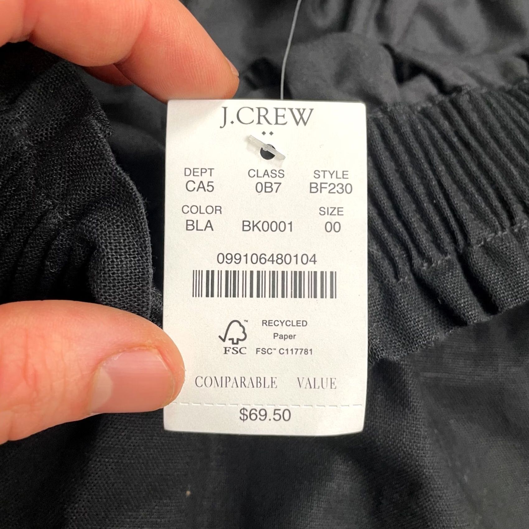 J.Crew J.Crew Wool Blend Pleated Pencil Skirt Women 00 Black Elastic Waist Pockets Skirt Knee Length Solid Wool Blends Vintage No 00 Womens Pencil Skirt Size 24" / US 00 / IT 34 - 6 Thumbnail