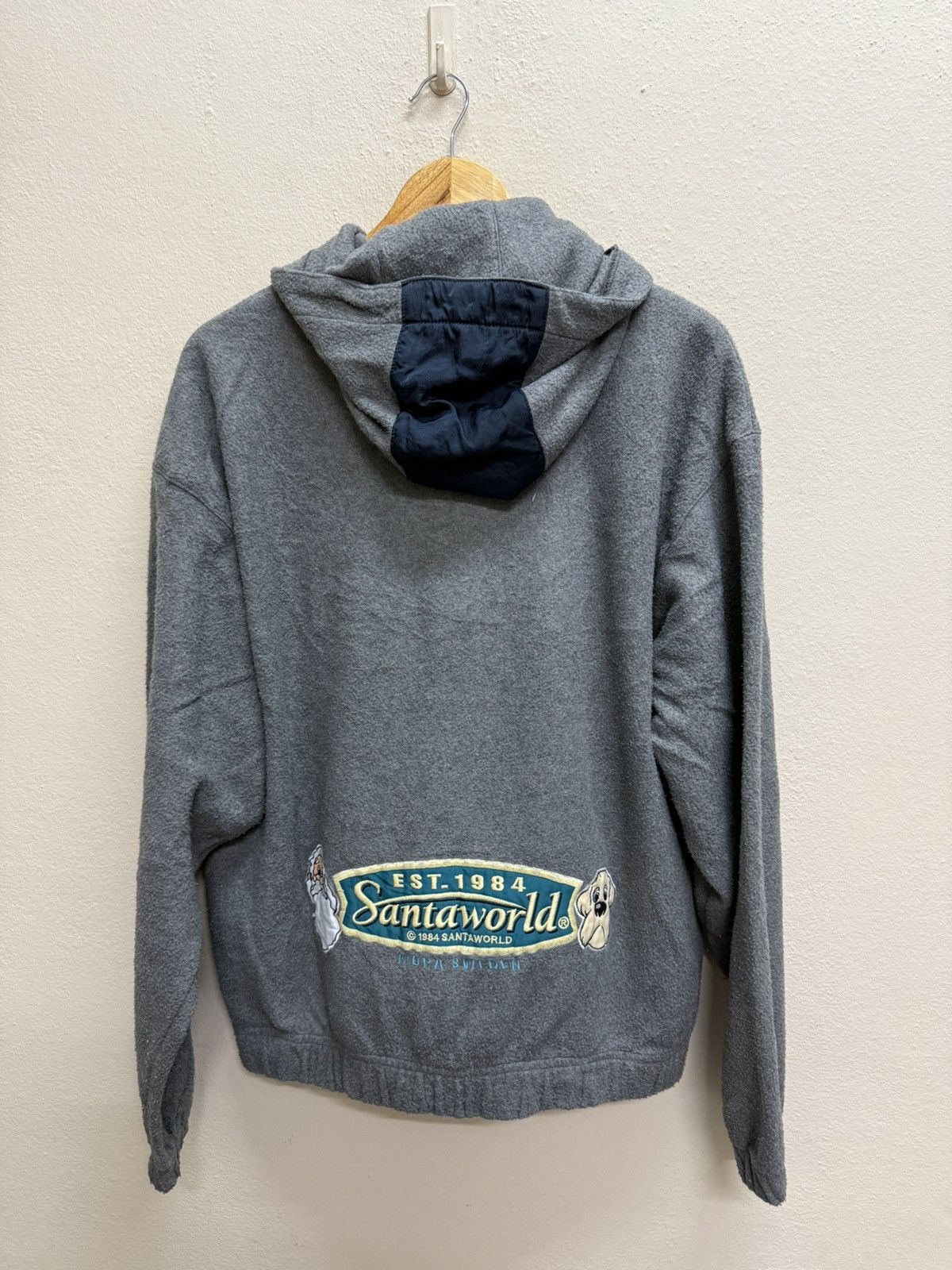 Cartoon Network × Japanese Brand × Vintage Vintage Santaworld Pullover Fleece Halfbitton Jacket Hoodie Size US L / EU 52-54 / 3 - 17 Thumbnail