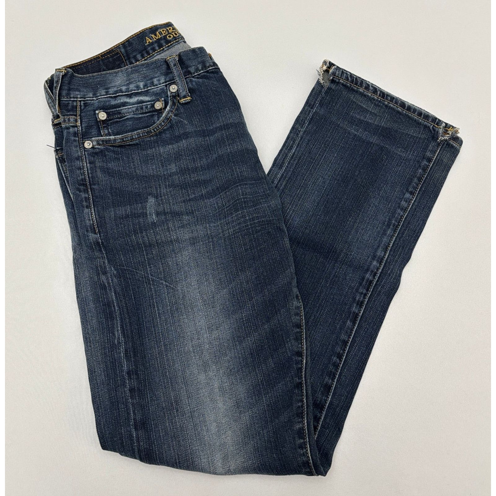 American Eagle Outfitters AMERICAN EAGLE Women’s 30x30 Distressed Slim Fit Jeans Size 30" / US 8 / IT 44 - 5 Thumbnail