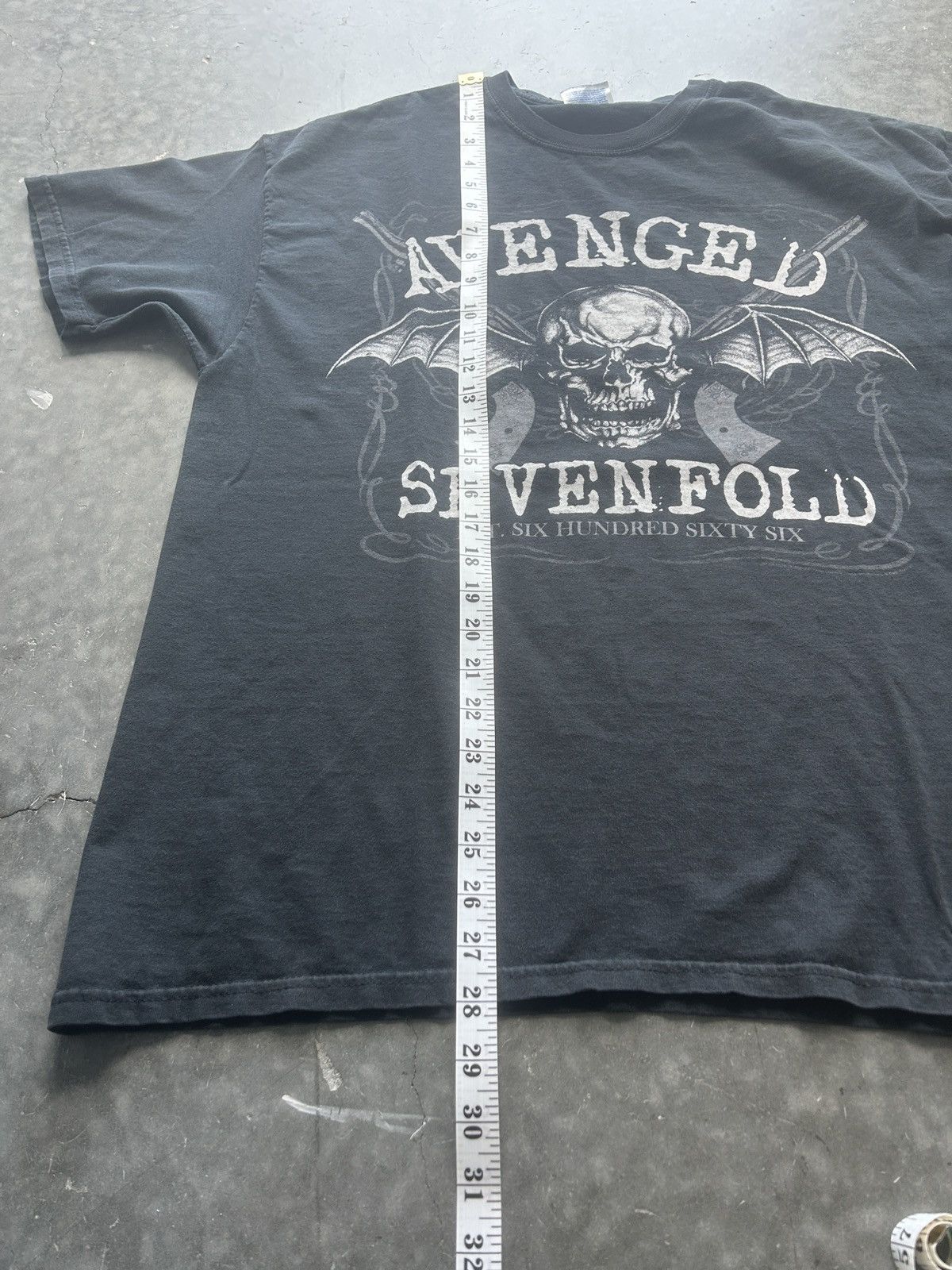 Band Tees × Vintage Vintage Y2K Avenged Sevenfold Graphic Tee Size US L / EU 52-54 / 3 - 8 Thumbnail