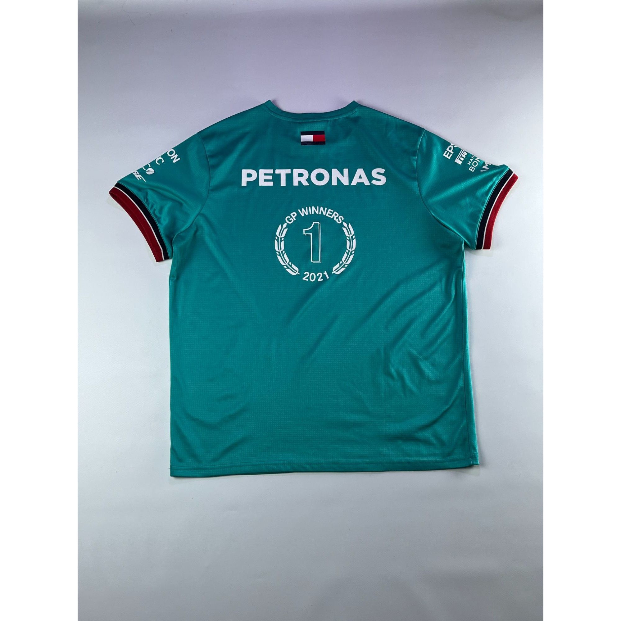 Vintage Tommy Hilfiger X Mercedes AMG Petronas Racing Jersey Size US L / EU 52-54 / 3 - 4 Thumbnail