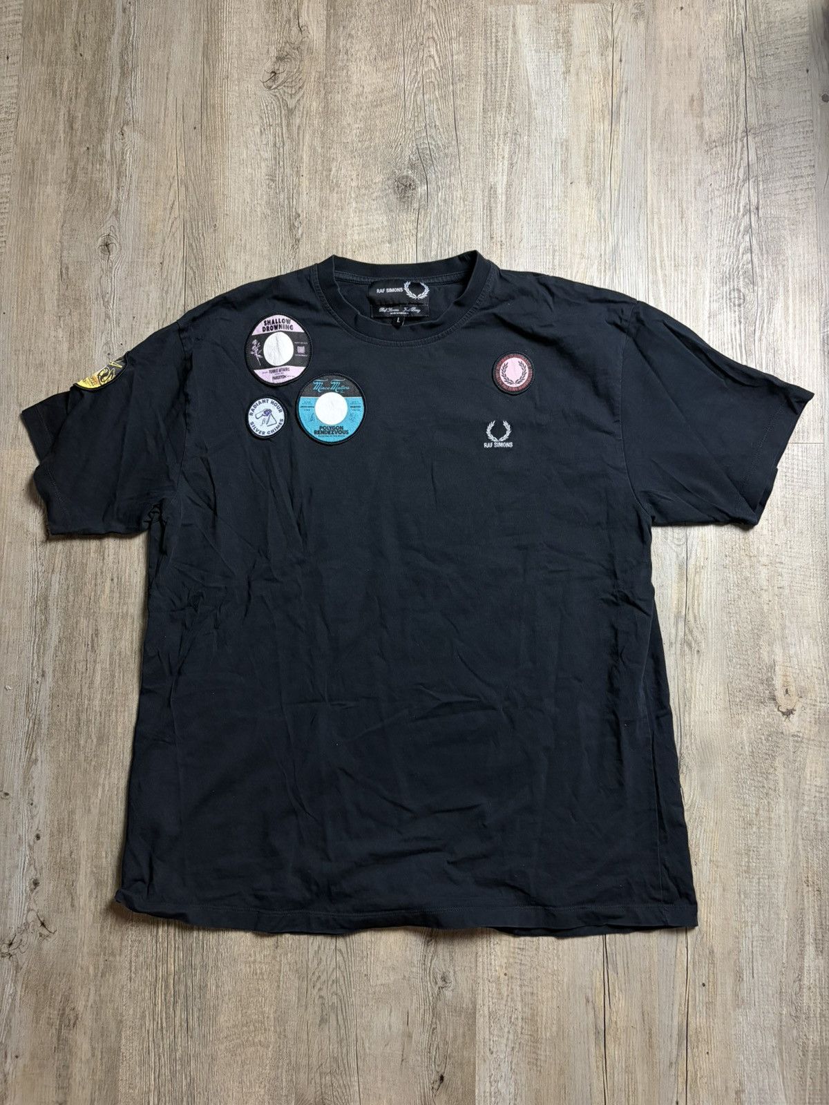 Fred Perry × Raf Simons Patch Raf Simons x Fred Perry T-Shirt Size US L / EU 52-54 / 3 - 3 Thumbnail