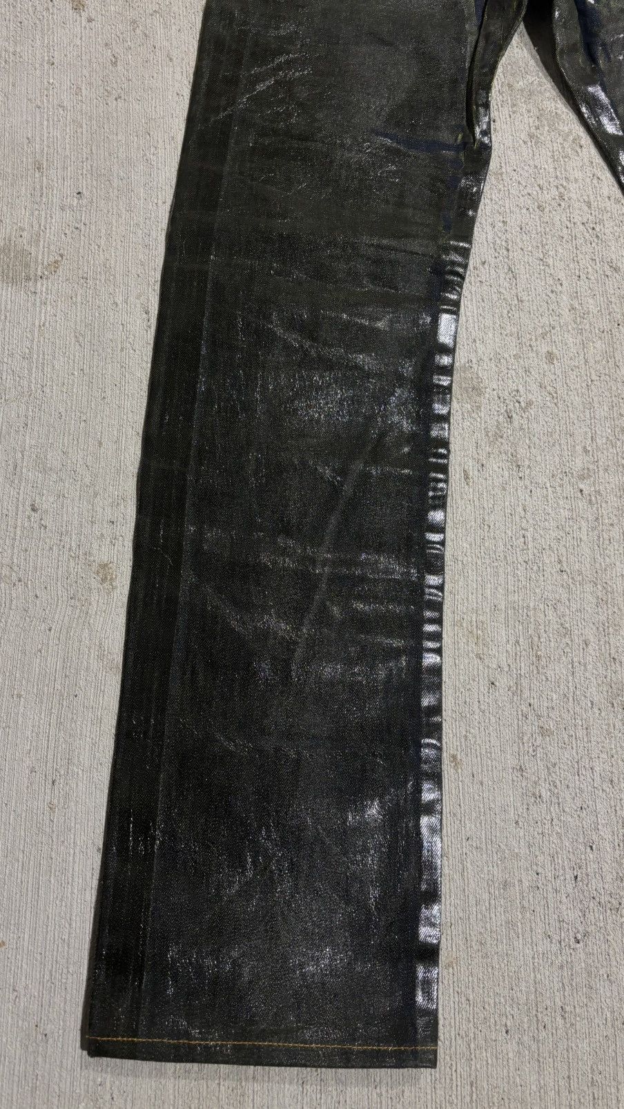 Dior × Hedi Slimane AW03 Dior Homme By Hedi Slimane Waxed Luster Denim Size US 32 / EU 48 - 15 Thumbnail