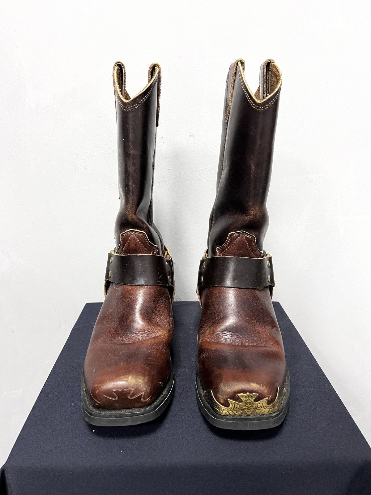 Western Rise Rare western Grinders cowboy boots guidi style y2k Size US 6 / EU 39 - 2 Thumbnail