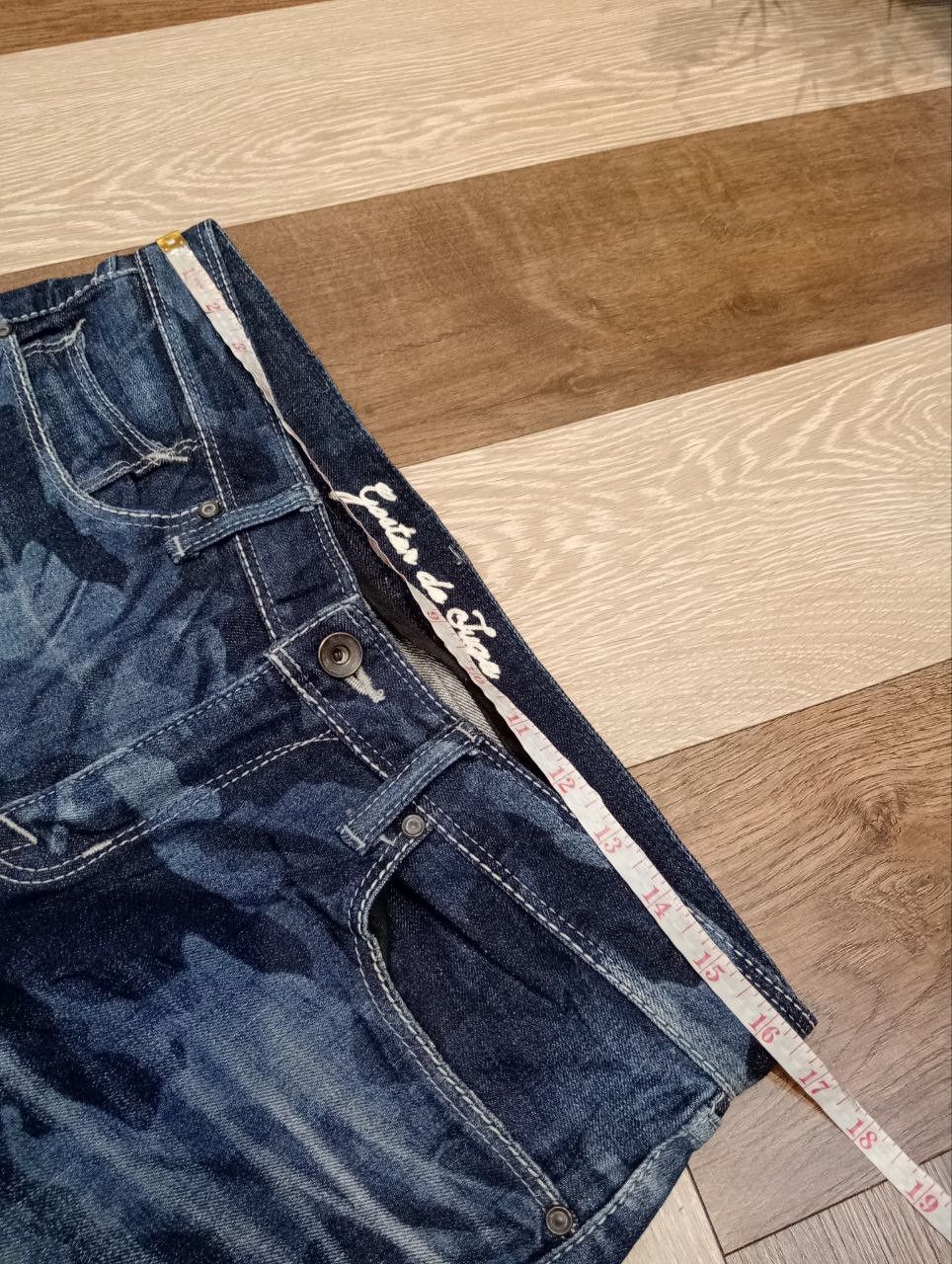 GOSTAR DE FUGA JAPANESE GOSTAR DE FUGA BLUE DENIM JEANS Size US 33 - 16 Thumbnail