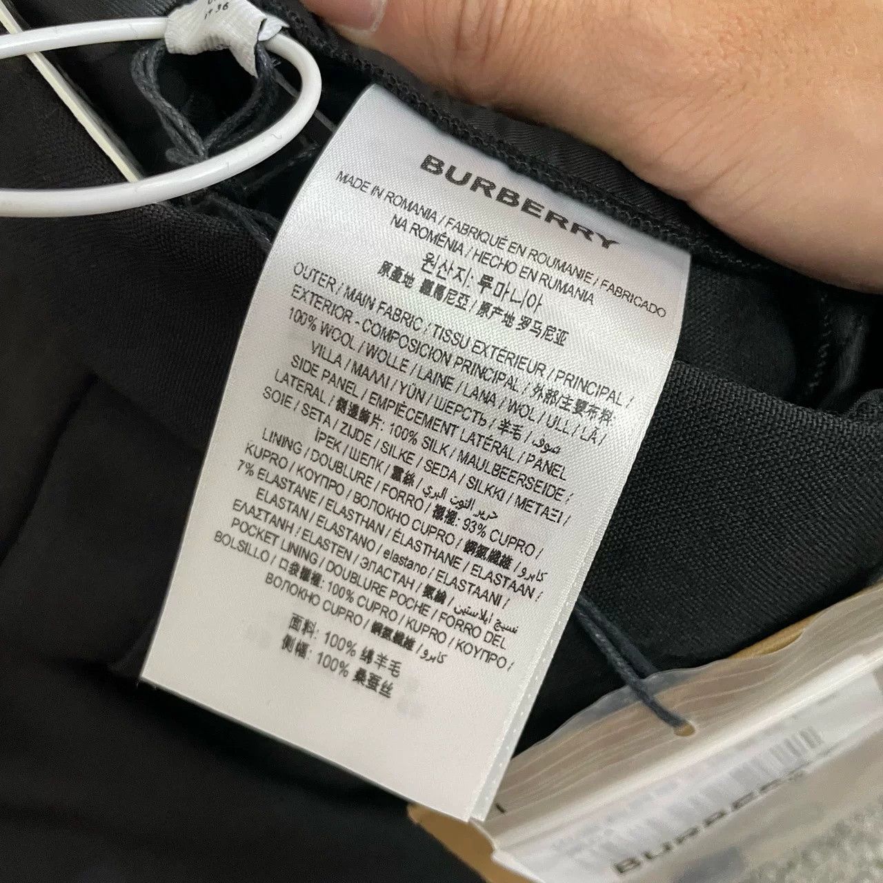 Burberry Burberry Black Trousers Size US 40 / EU 56 - 3 Thumbnail