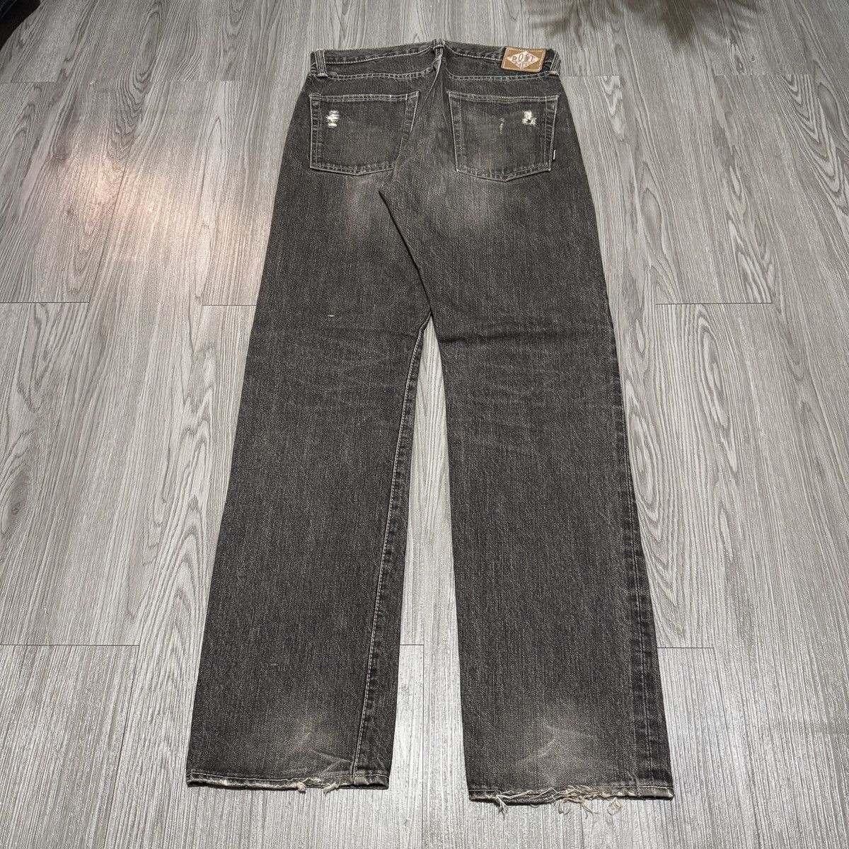Post Overalls Post Overall Selvedge Ripped Jeans Size US 32 / EU 48 - 8 Thumbnail