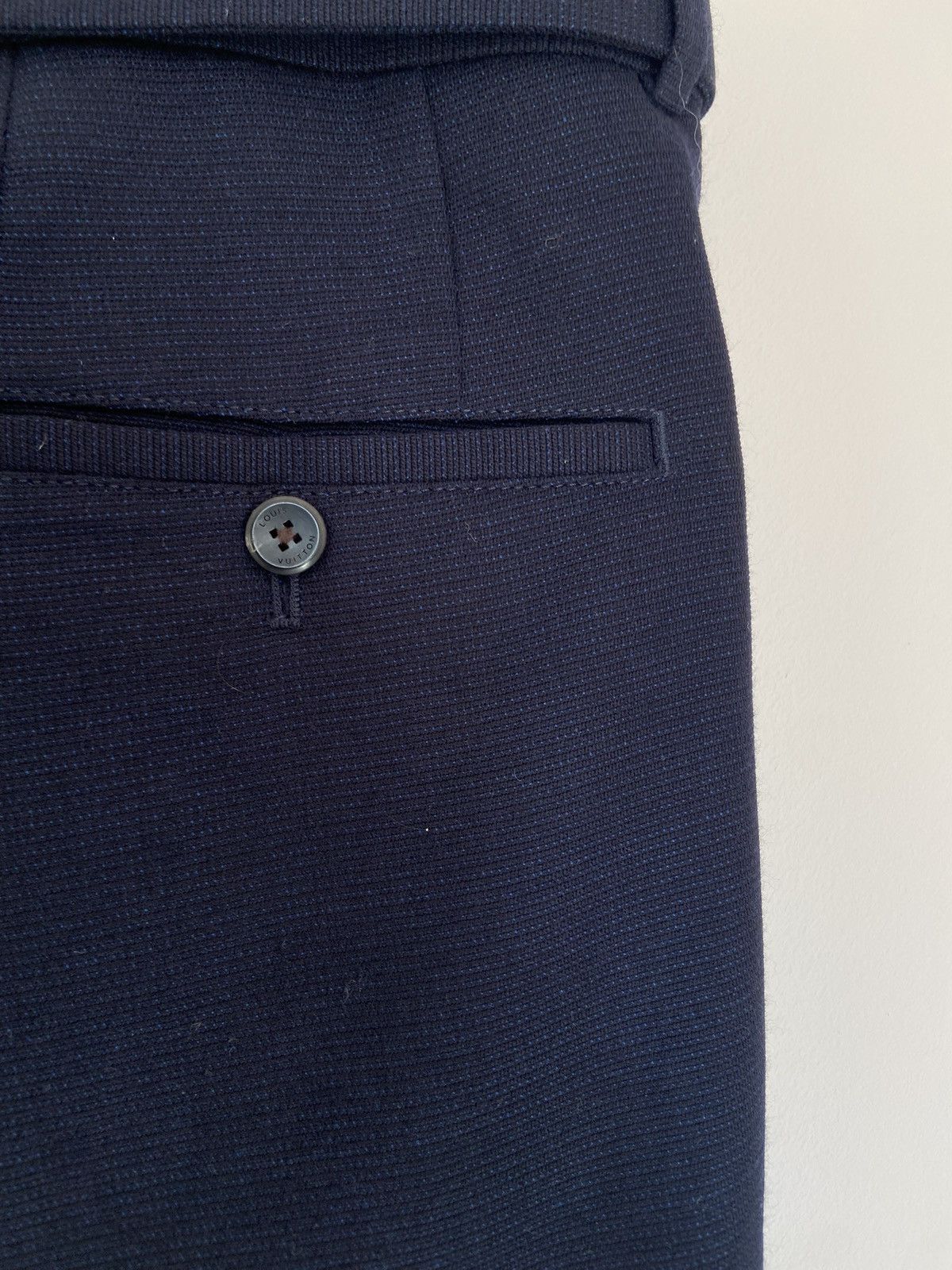 Louis Vuitton Louis Vuitton Navy Blue Formal Belt Trouthers Size US 28 / EU 44 - 6 Thumbnail