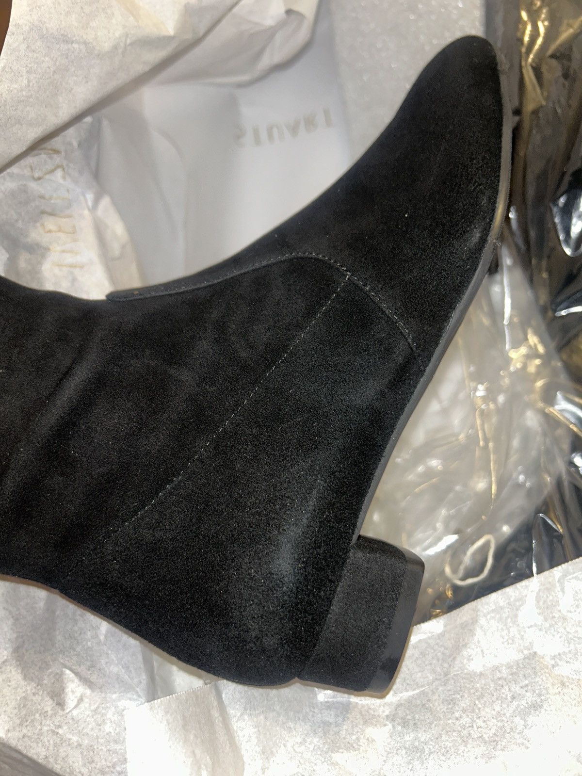 Stuart Weitzman STUART WEITZMAN Genna stretch-suede thigh boots size US 5.5 Size US 5.5 / IT 35.5 - 9 Thumbnail