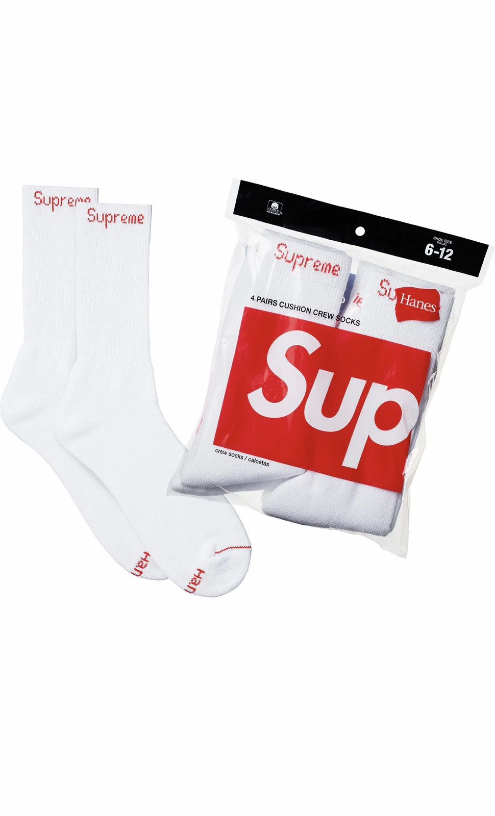 Supreme Supreme Hanes Socks - 10x Pairs Size ONE SIZE - 1 Thumbnail