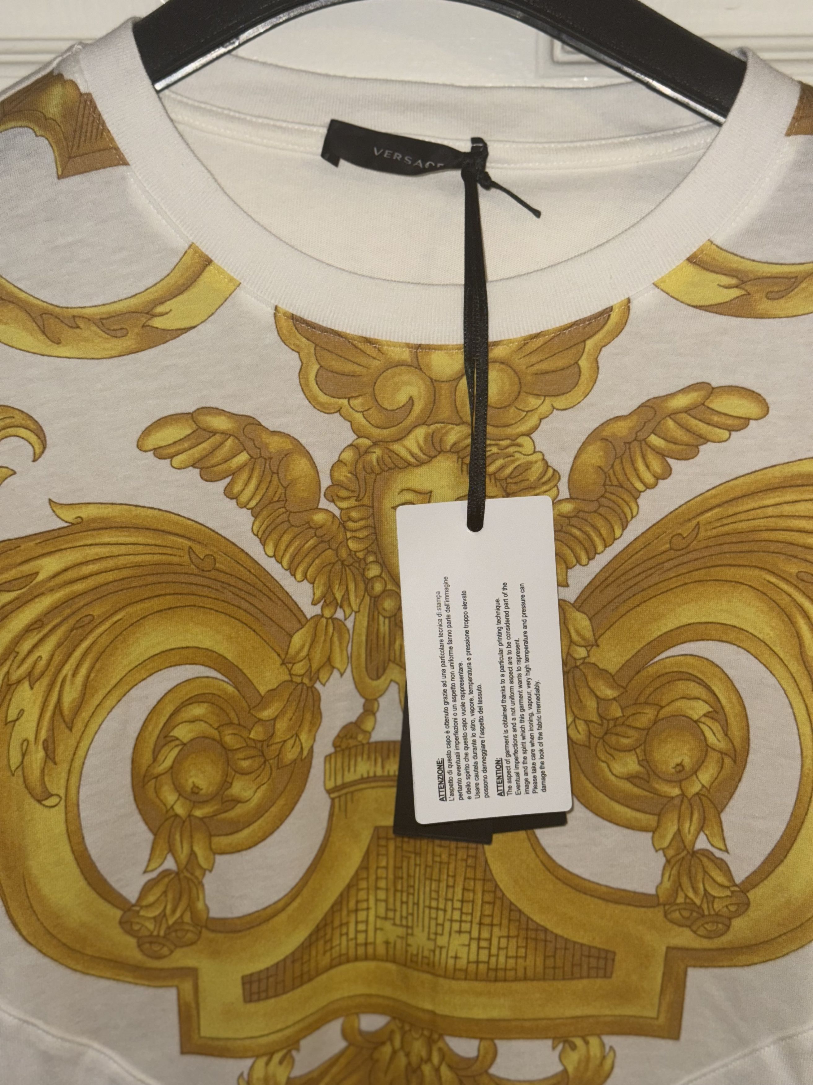 Versace AUTHENTIC MENS VERSACE BAROQUE SHIRT XLARGE SLIM FIT Size US XL / EU 56 / 4 - 10 Thumbnail