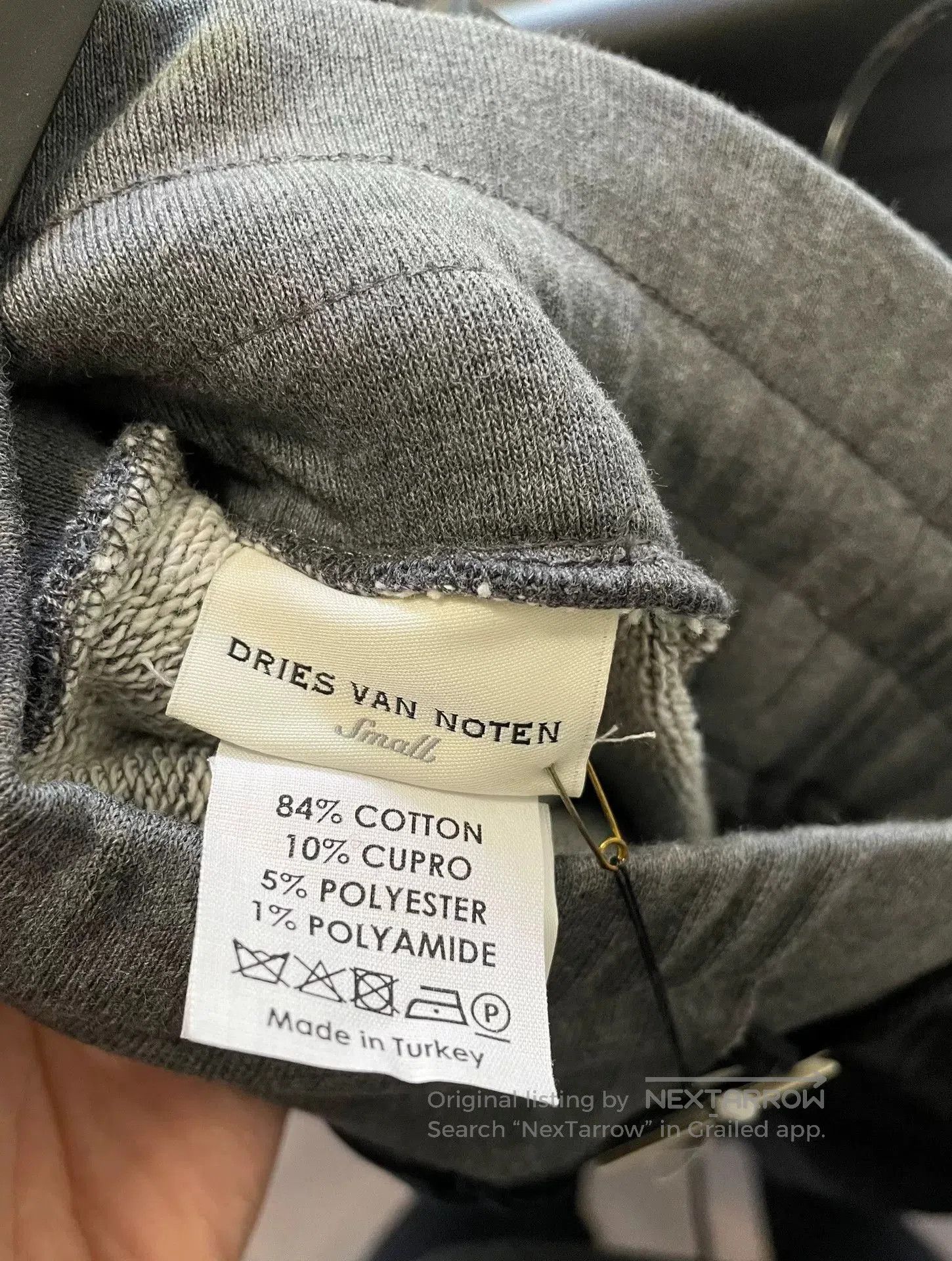 Dries Van Noten Dries van Noten Gray New Pants S. Size 24" / US 00 / IT 34 - 7 Thumbnail
