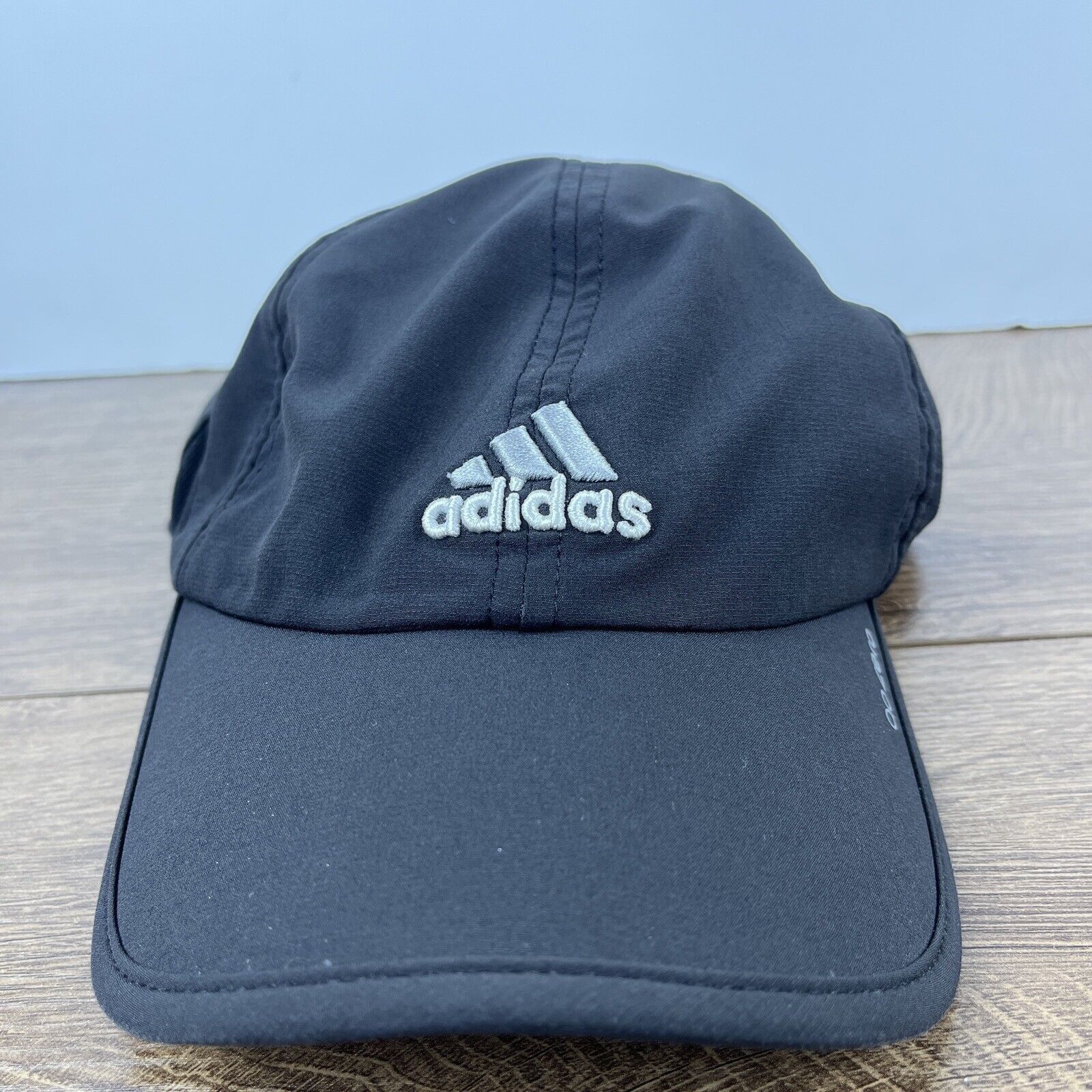 Adidas Adidas Athletic Hat Running Adidas Black Hat Adjustable Adul Size ONE SIZE - 1 Thumbnail