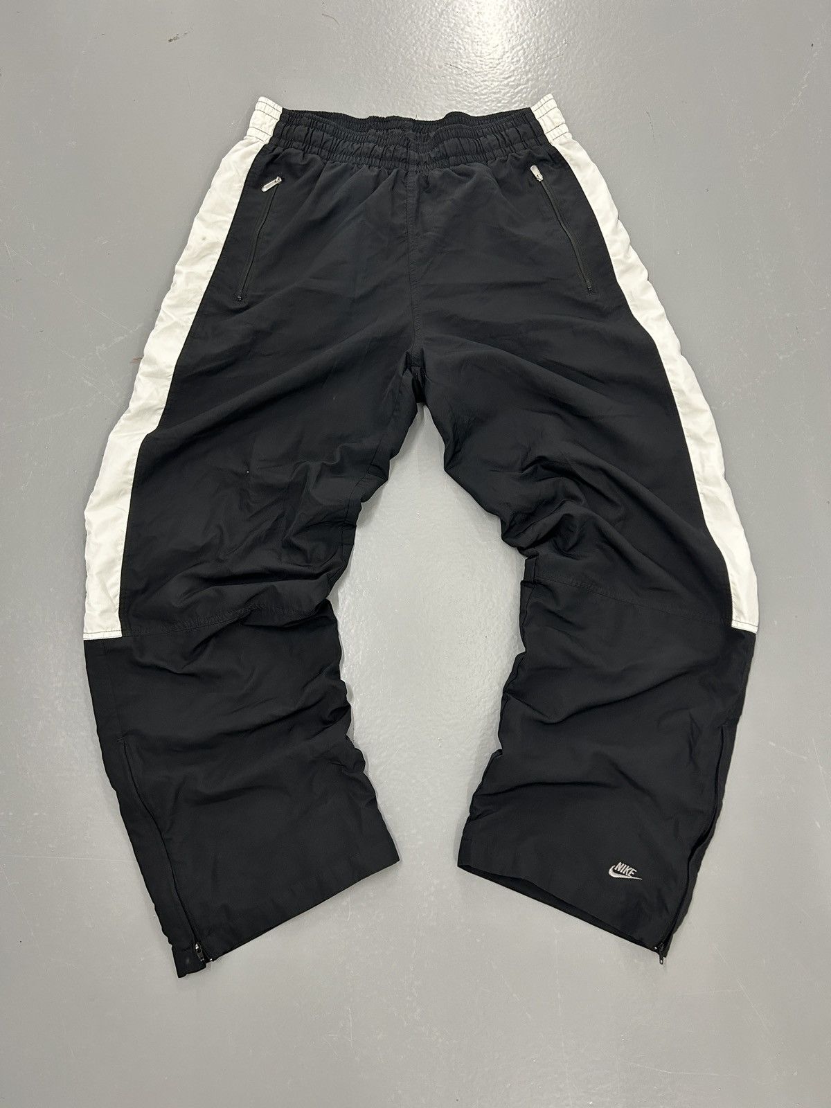 Nike Crazy vintage y2k black Nike track pants baggy essential Size US 32 / EU 48 - 1 Thumbnail