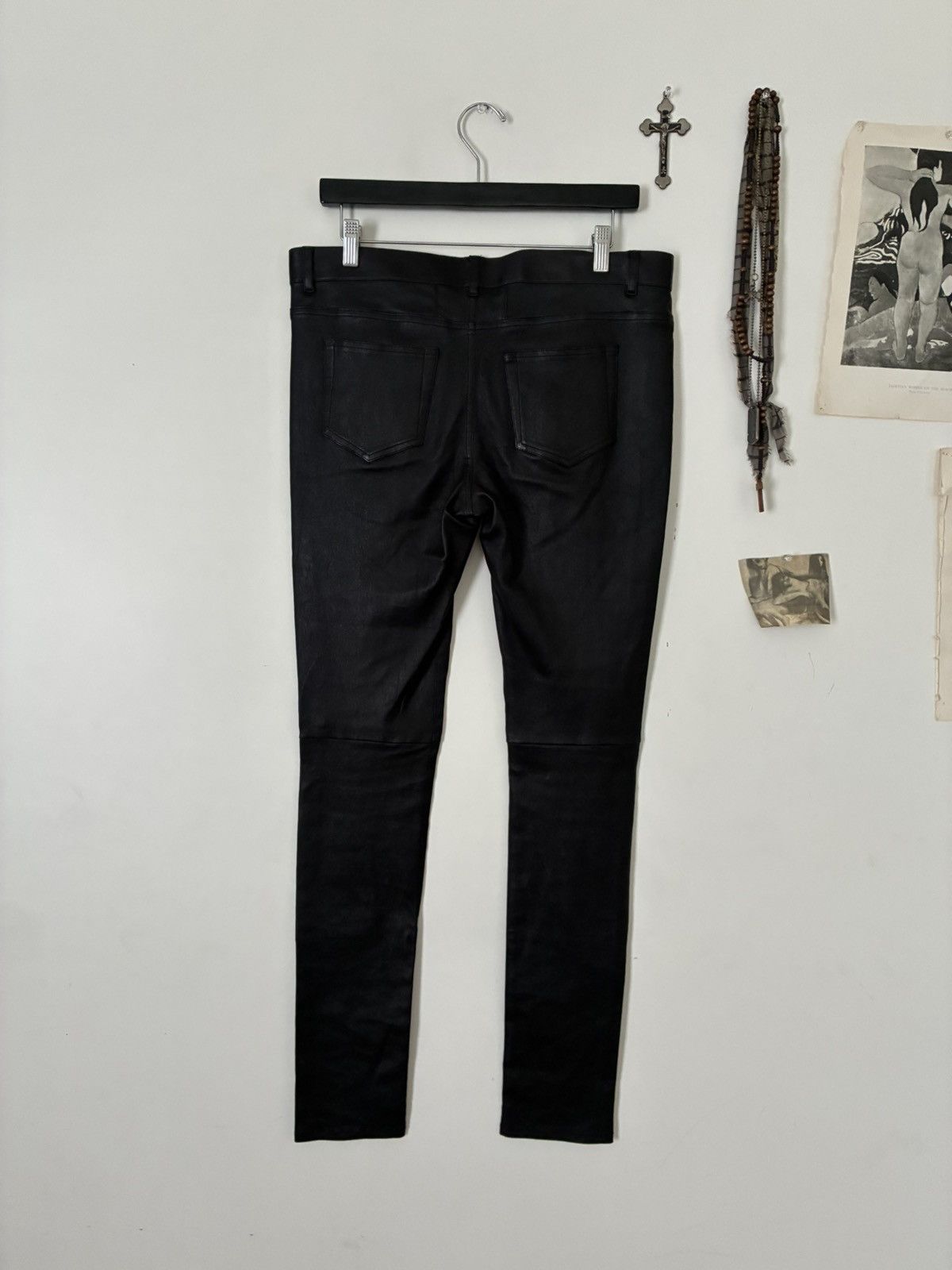 Saint Laurent Paris Saint Laurent Paris SS13 Leather Pants Size US 34 / EU 50 - 6 Thumbnail