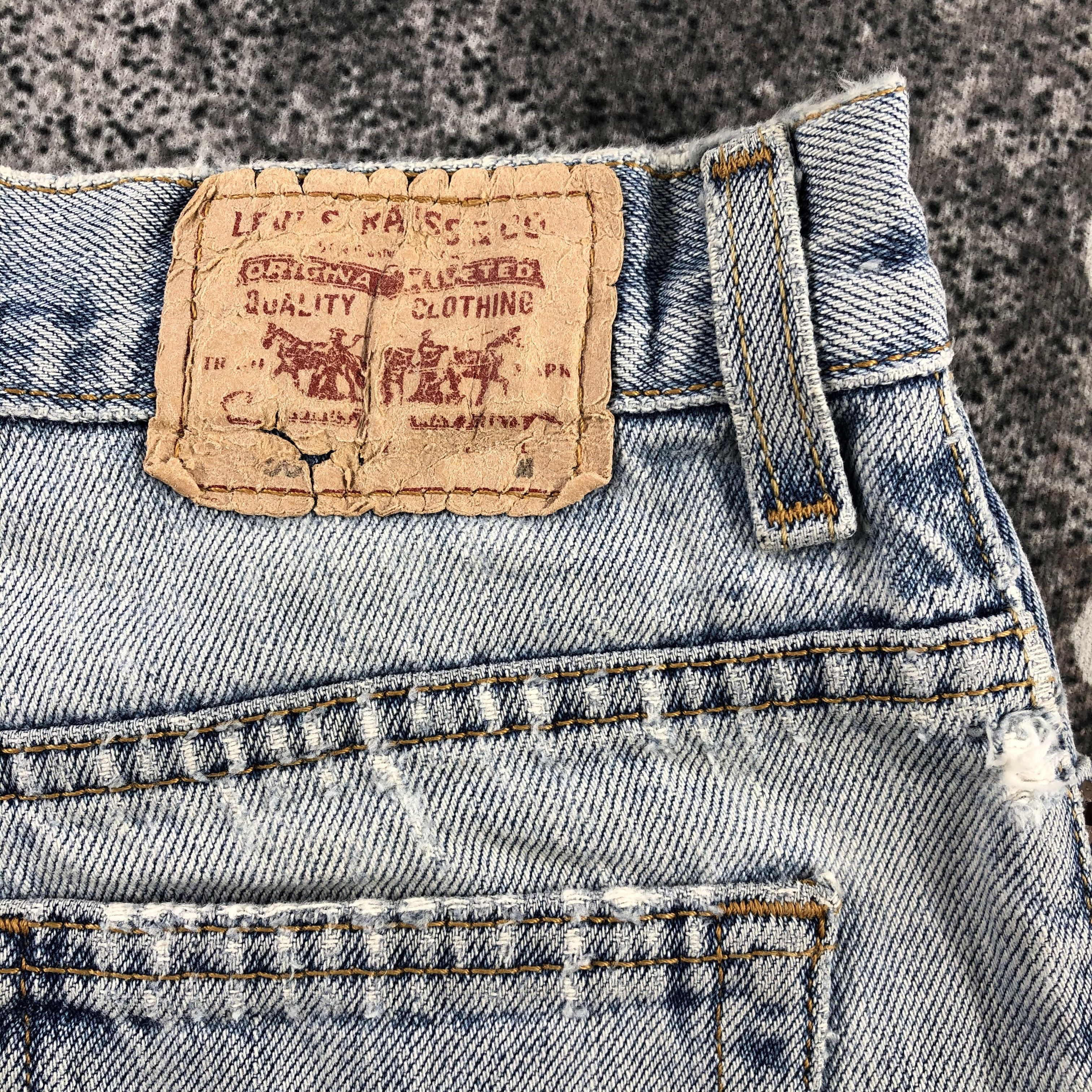 Levi's Vintage Levi's 550 Jeans Distressed Denim KJ884 Size US 29 - 5 Thumbnail