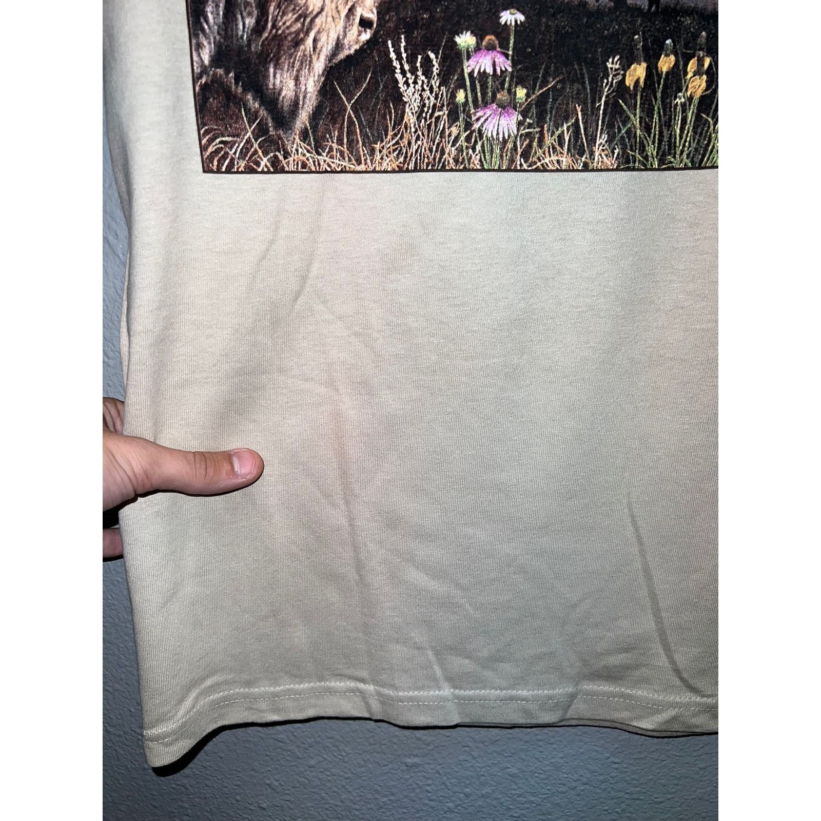 Anvil Vintage Native American Shirt Keeper Of The Plains Brown Tee Size US S / EU 44-46 / 1 - 6 Thumbnail