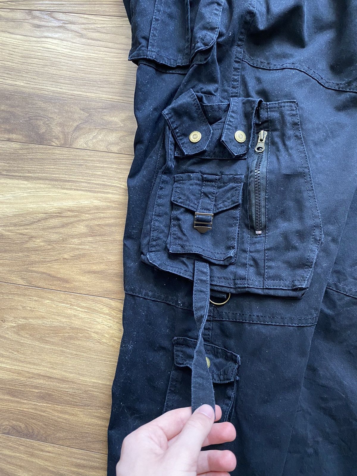 Japanese Brand Avant Garde Cargo Pants Japanese Style, Y2K,Denim pants Size US 42 / EU 58 - 4 Thumbnail