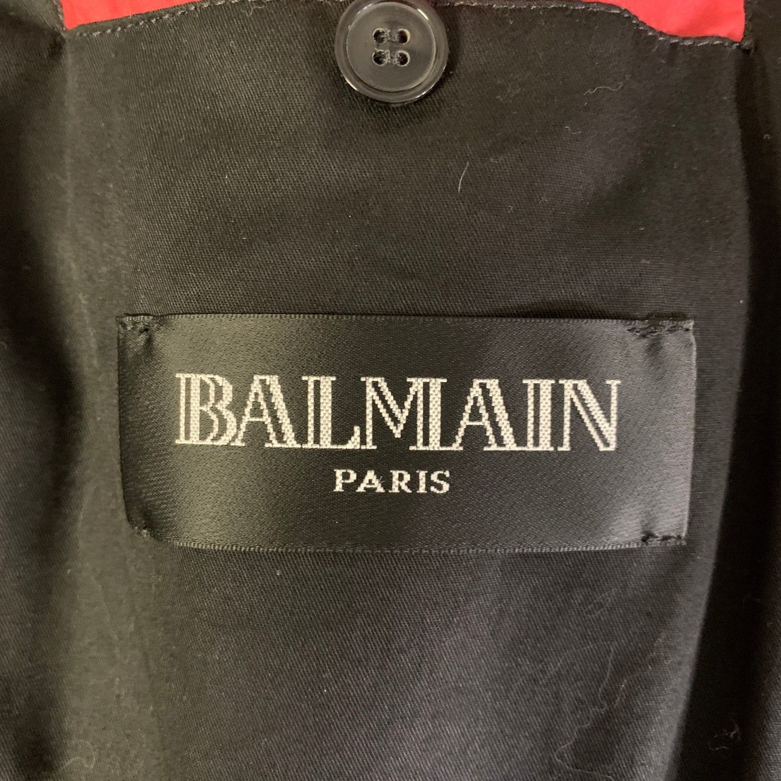 Balmain BALMAIN Size S Red Brick Cotton Polyamide Quilted Jacket Size US S / EU 44-46 / 1 - 7 Thumbnail