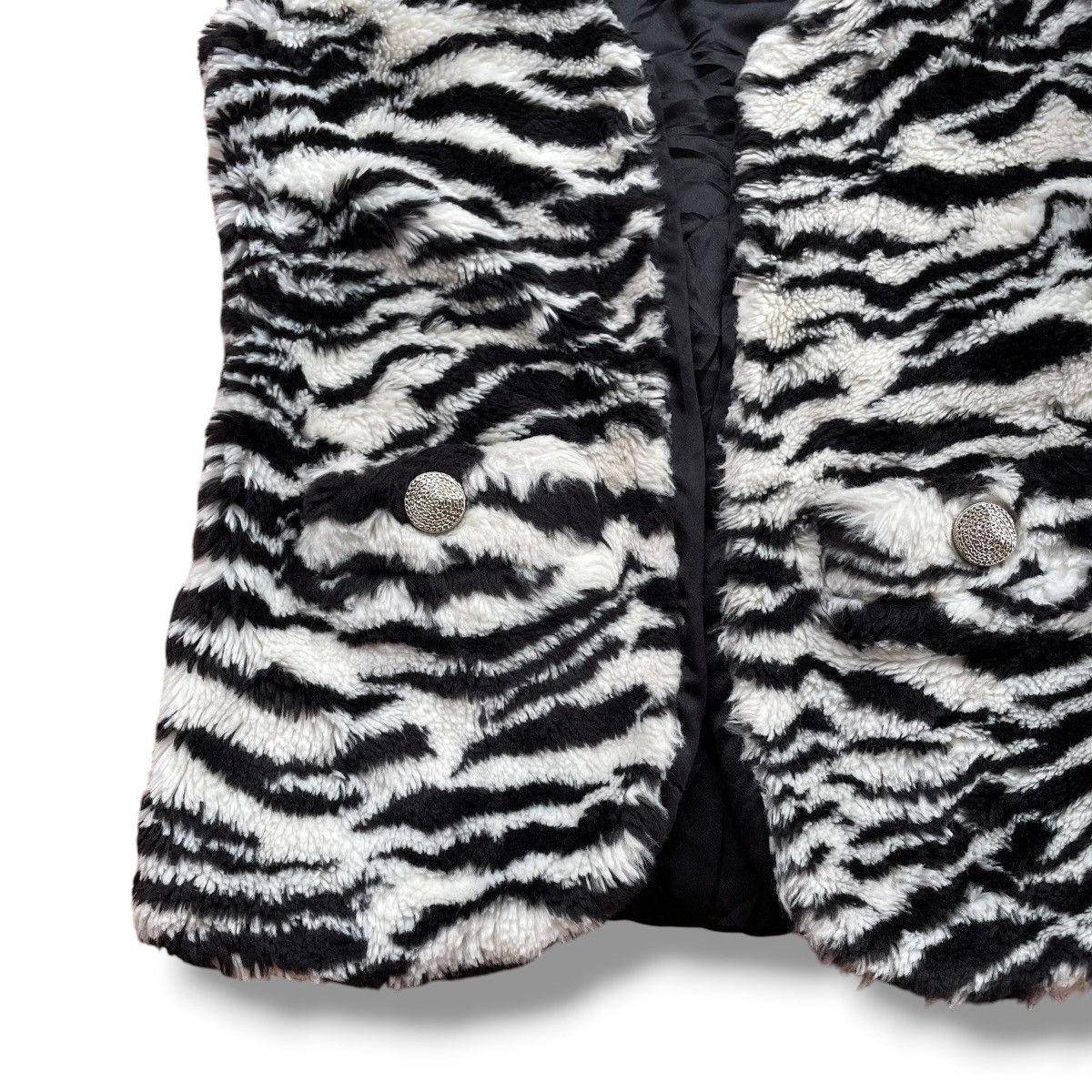 Beauty Beast 🇯🇵 D.I.A FAUX FUR PUNK AVANT GARDE VEST Size M / US 6-8 / IT 42-44 - 5 Thumbnail