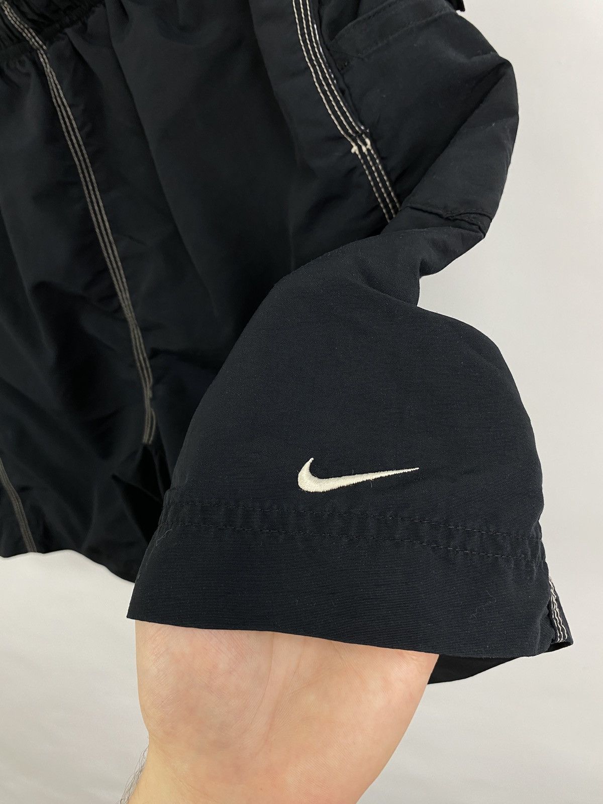 Nike 🇺🇸 Vintage 90s Nike Nylon Shorts Rare Retro Hype Y2K Size US 33 - 3 Thumbnail