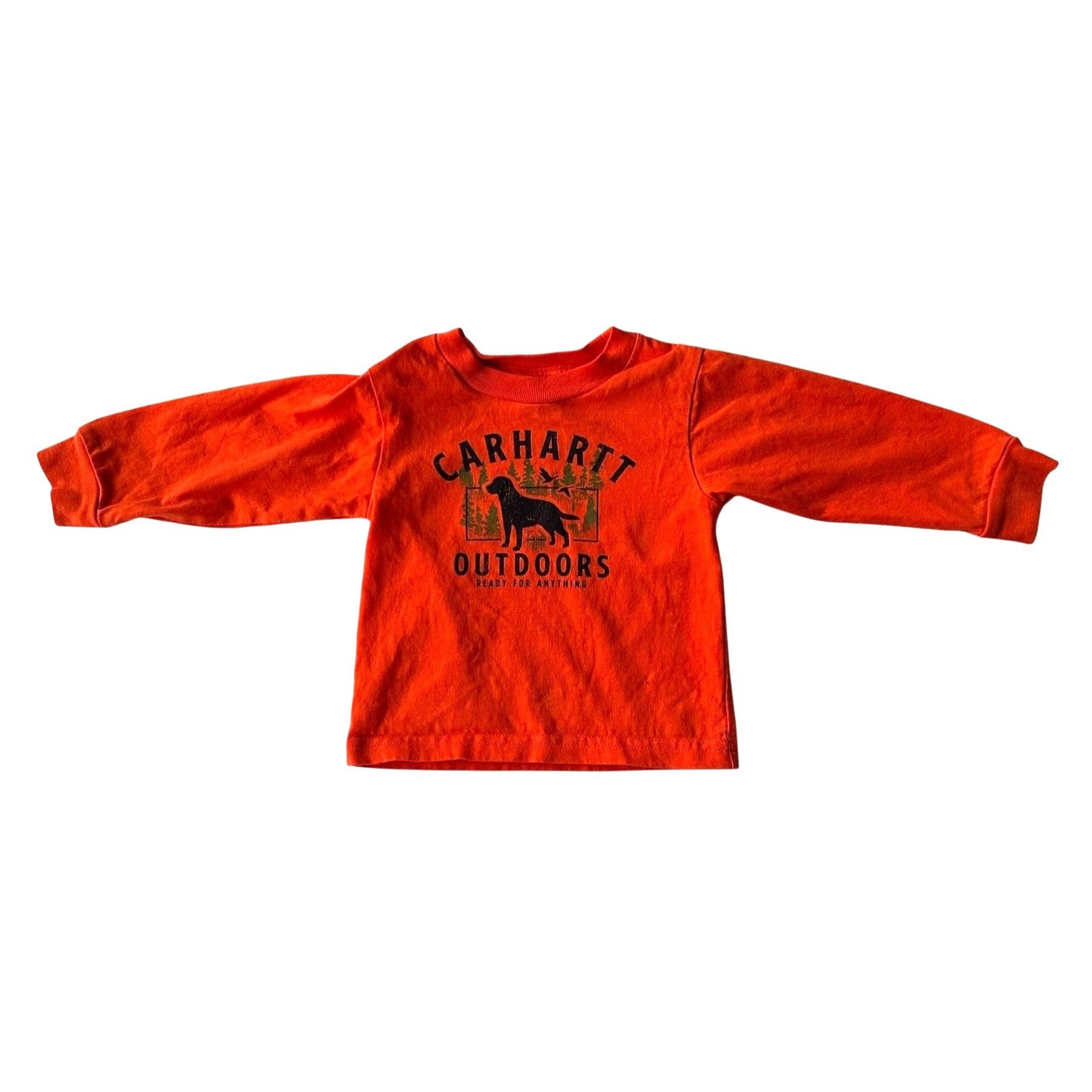 Carhartt Carhartt Outdoors Baby Shirt 6 Months Orange Black Labrador Size US XXS / EU 40 - 5 Thumbnail