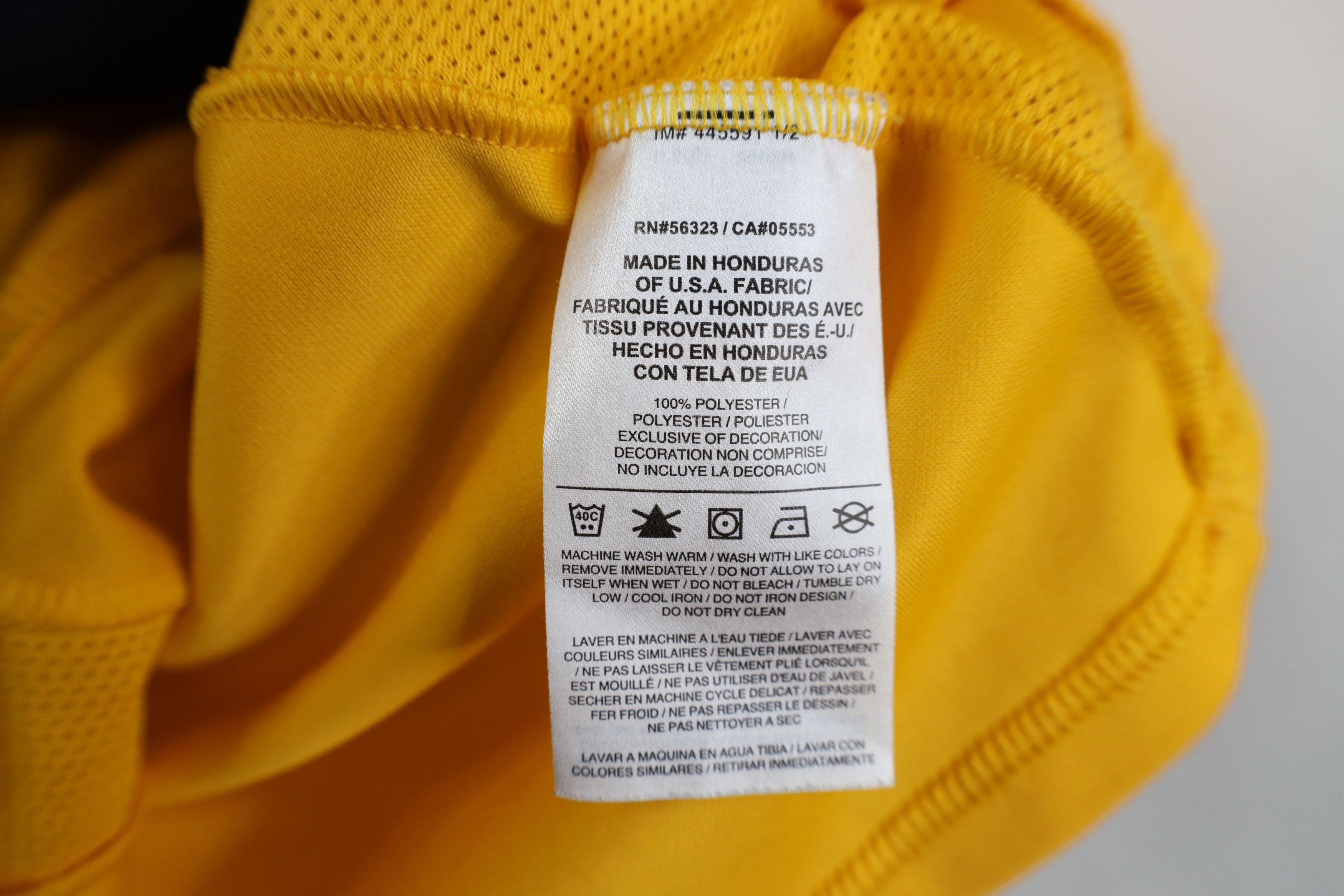 Nike Nike Soccer Spell Michigan Jaguars FC Soccer Jersey Yellow Size S / US 4 / IT 40 - 12 Thumbnail