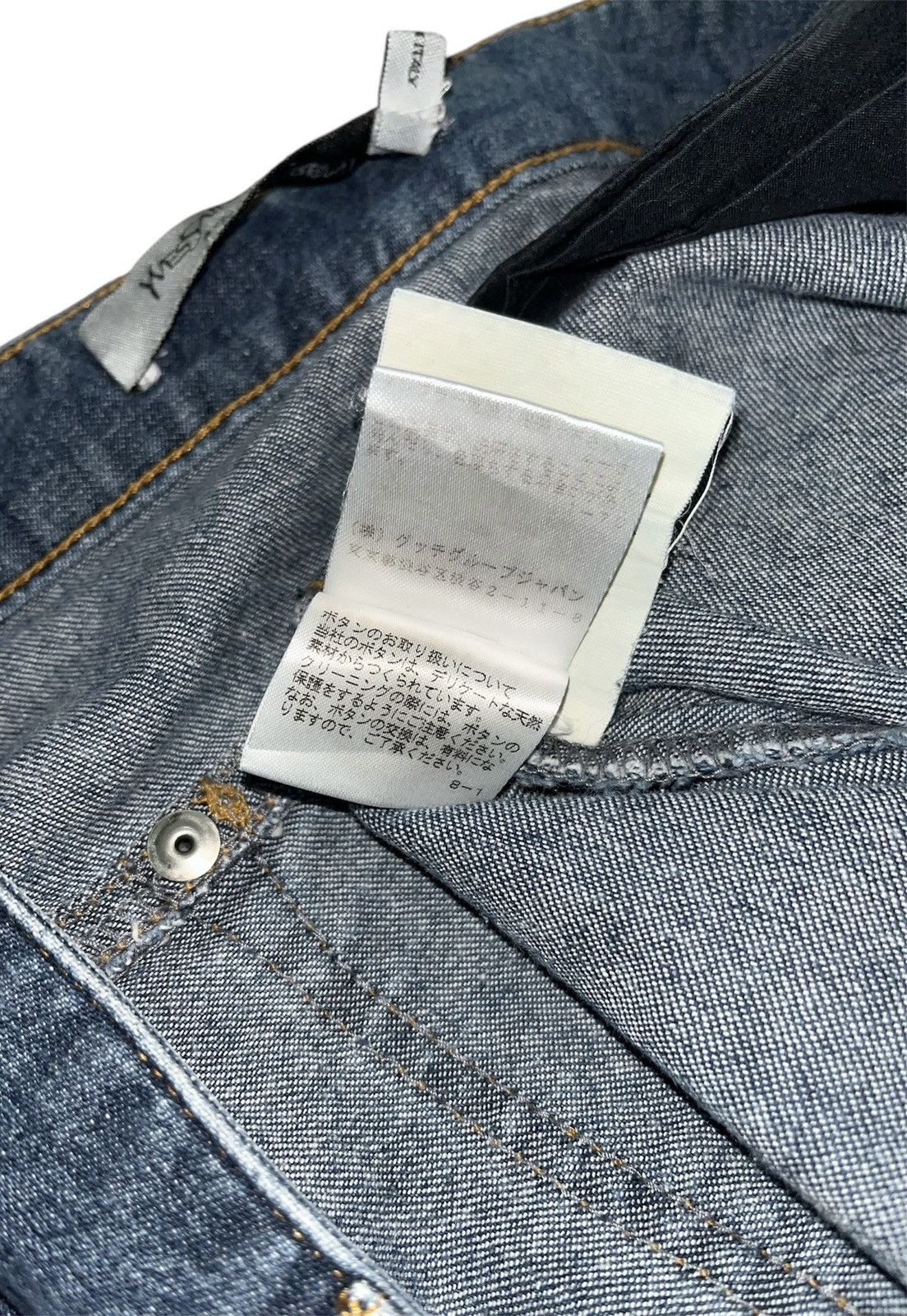 Saint Laurent Paris YvesSaintLaurent Slimfit Denim Pants x Vintage Size US 30 / EU 46 - 7 Thumbnail