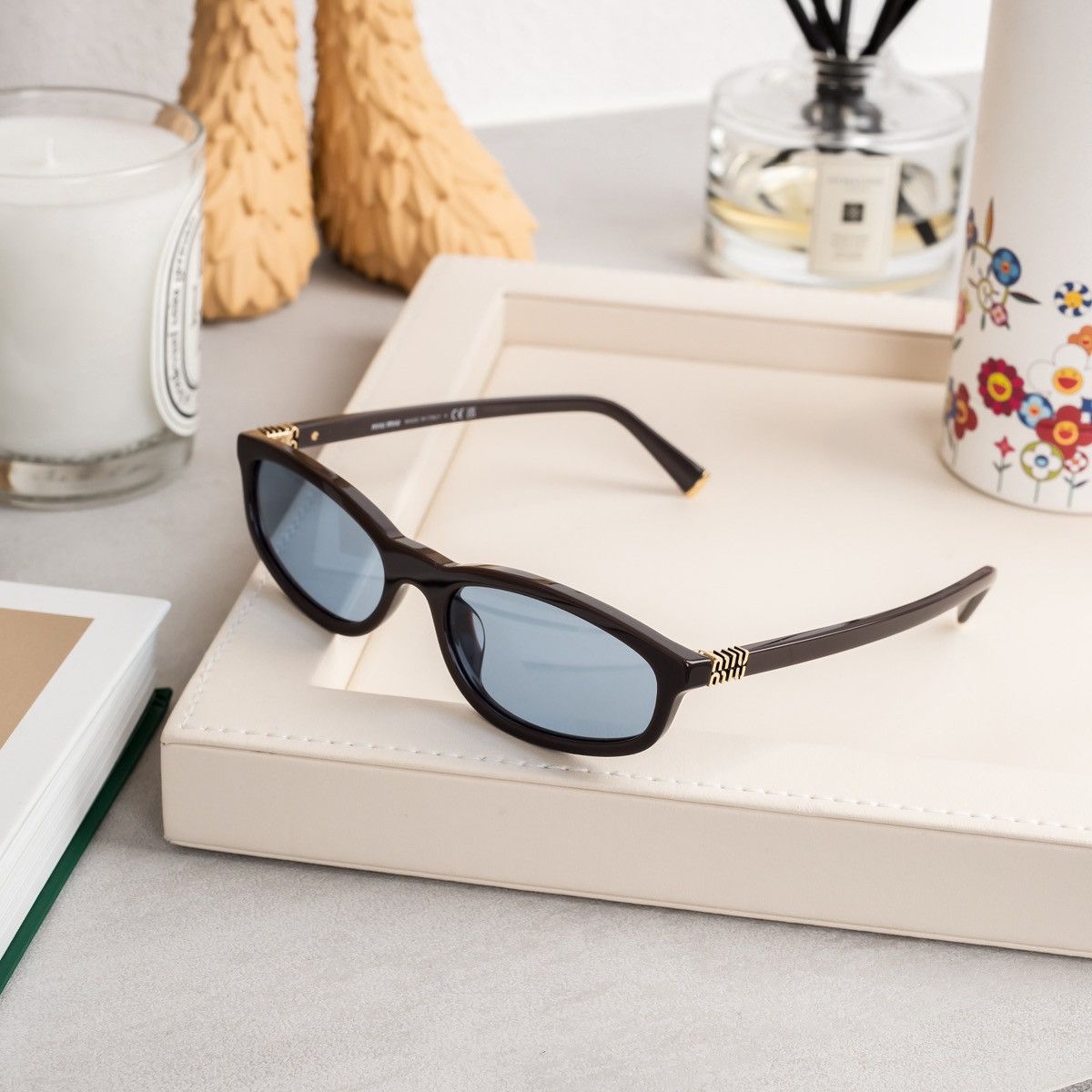Miu Miu MIU MIU 0MU A06S 22C60O SUNGLASSES Size ONE SIZE - 1 Thumbnail