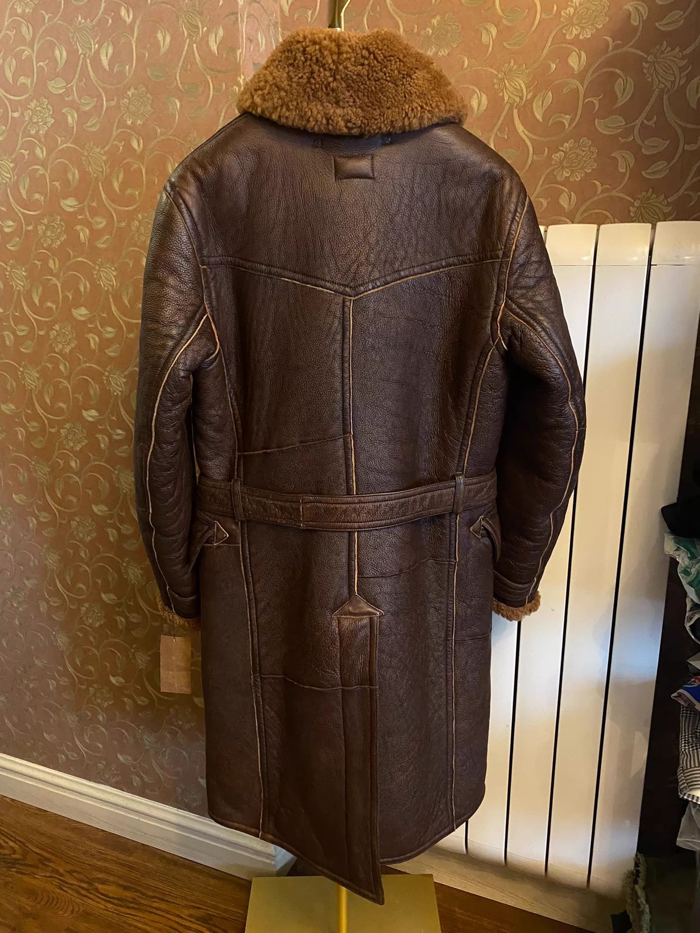 RRL Ralph Lauren RRL Farmer Heavy Distressed Caviar Leather Jacket Size US M / EU 48-50 / 2 - 3 Thumbnail