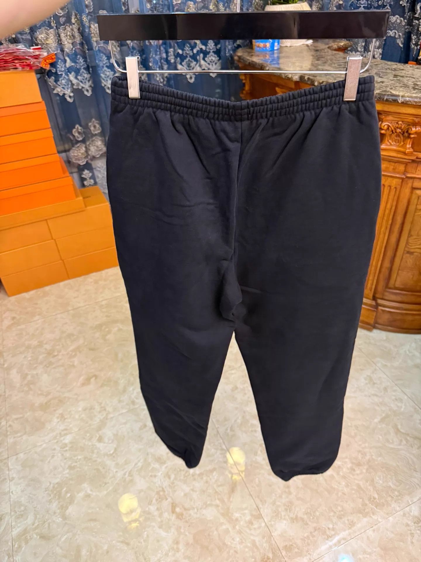 Balenciaga Balenciaga Casual Pants XS (50) Black Logo Size 25" / US 0 / IT 36 - 2 Thumbnail