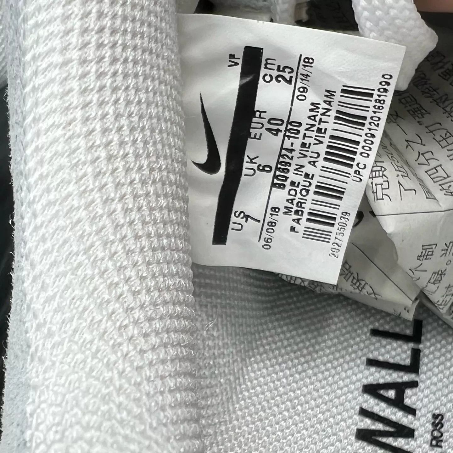 Nike AF1 ACW White Gray 40 99 new Size US 7 / EU 40 - 7 Thumbnail