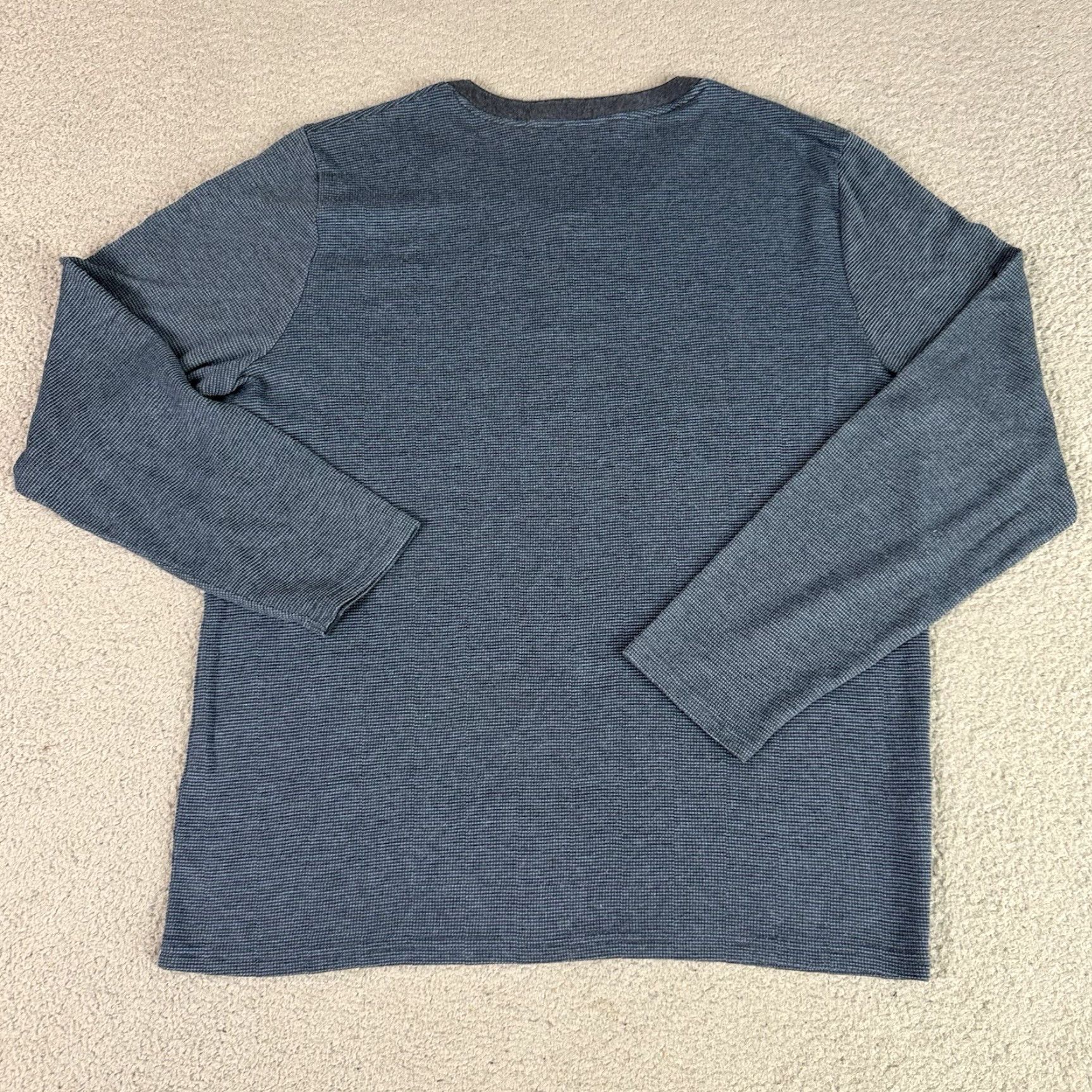 TravisMathew VINTAGE Travis Mathew Sweater Mens XL Blue Henley Fleece Pockets Outdoors Casual Button Size US XL / EU 56 / 4 - 5 Thumbnail