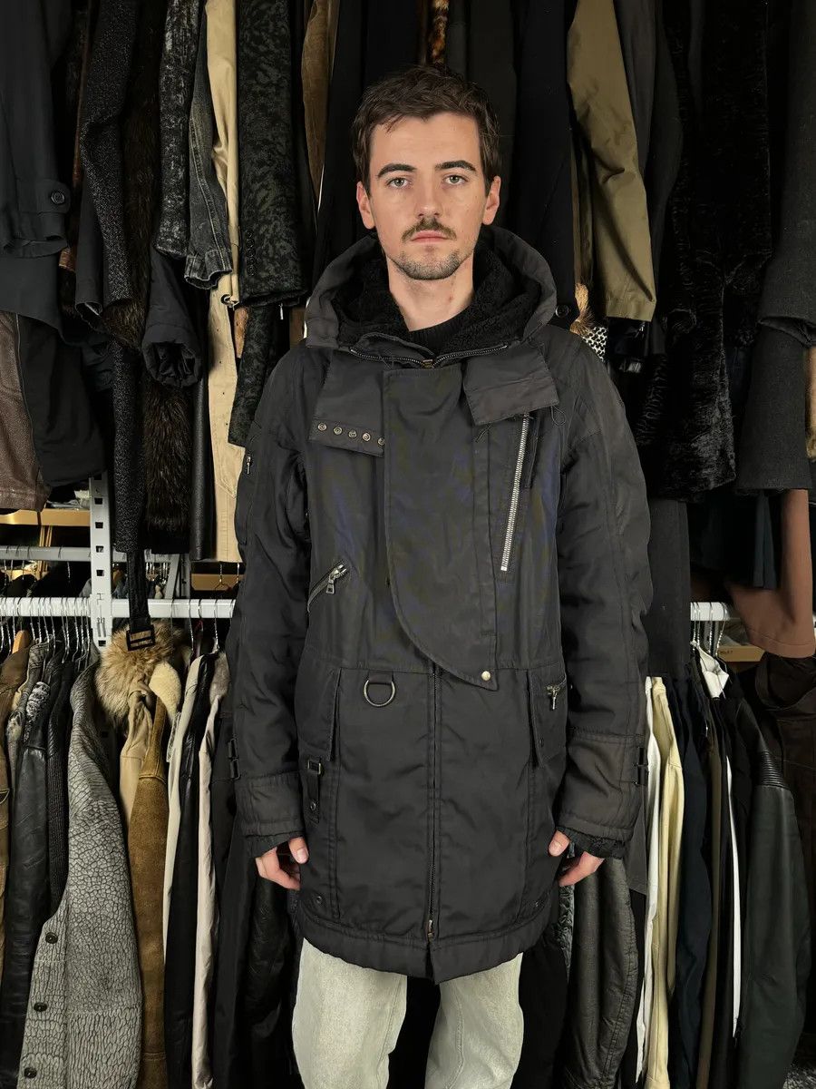 Prada 2000s Prada Black Hooded Parka Ski Jacket Size US L / EU 52-54 / 3 - 2 Thumbnail