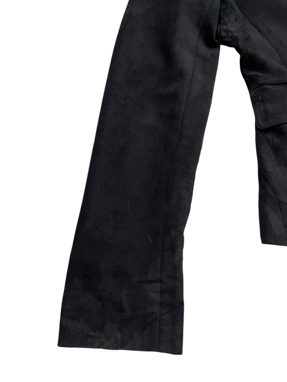Beauty Beast INED By Yohji Yamamoto Velvet Button Up Blazer Size XS / US 0-2 / IT 36-38 - 2 Thumbnail