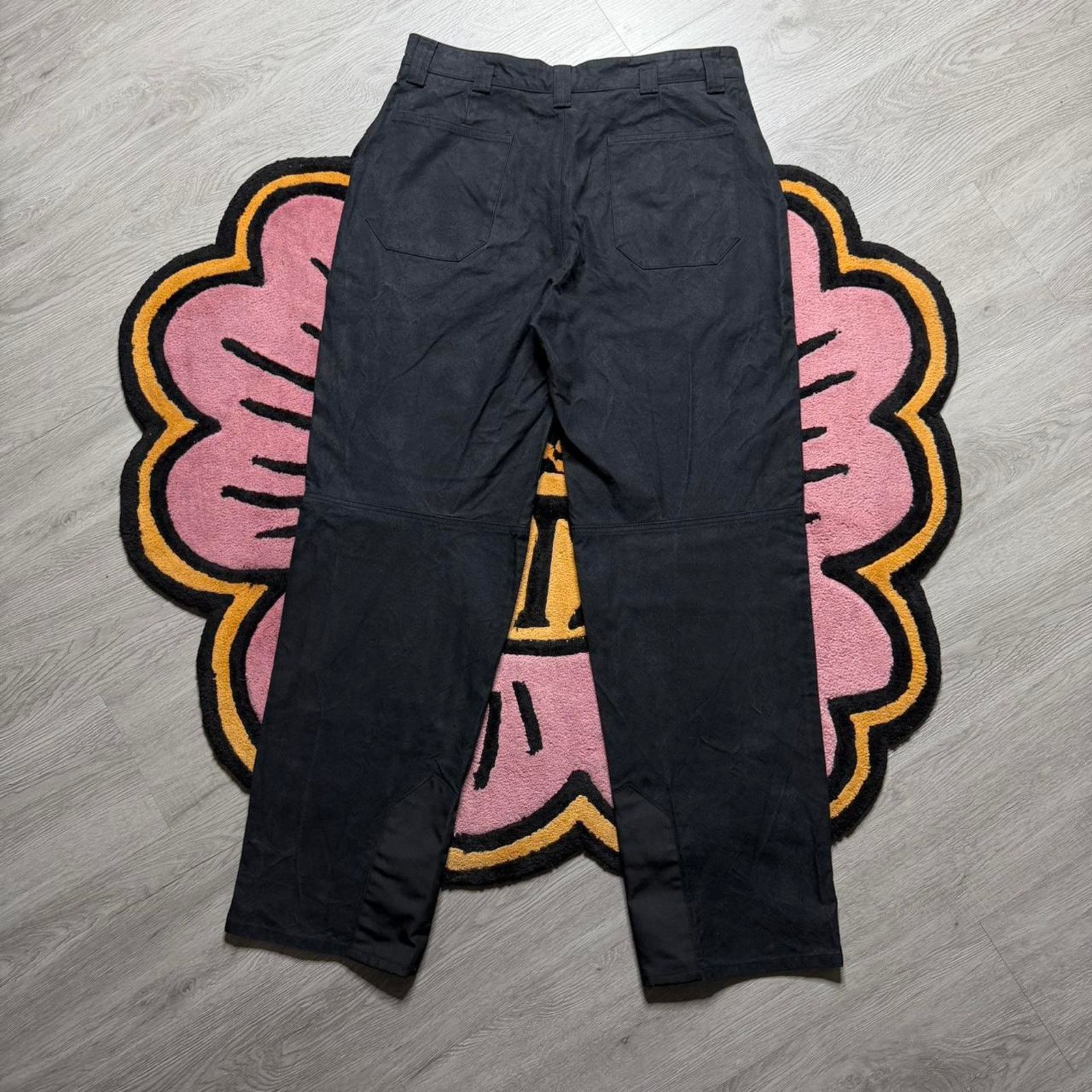 Phipps Phipps Double Knee Casual Chino Pants Size 34 Black Size US 34 / EU 50 - 6 Thumbnail
