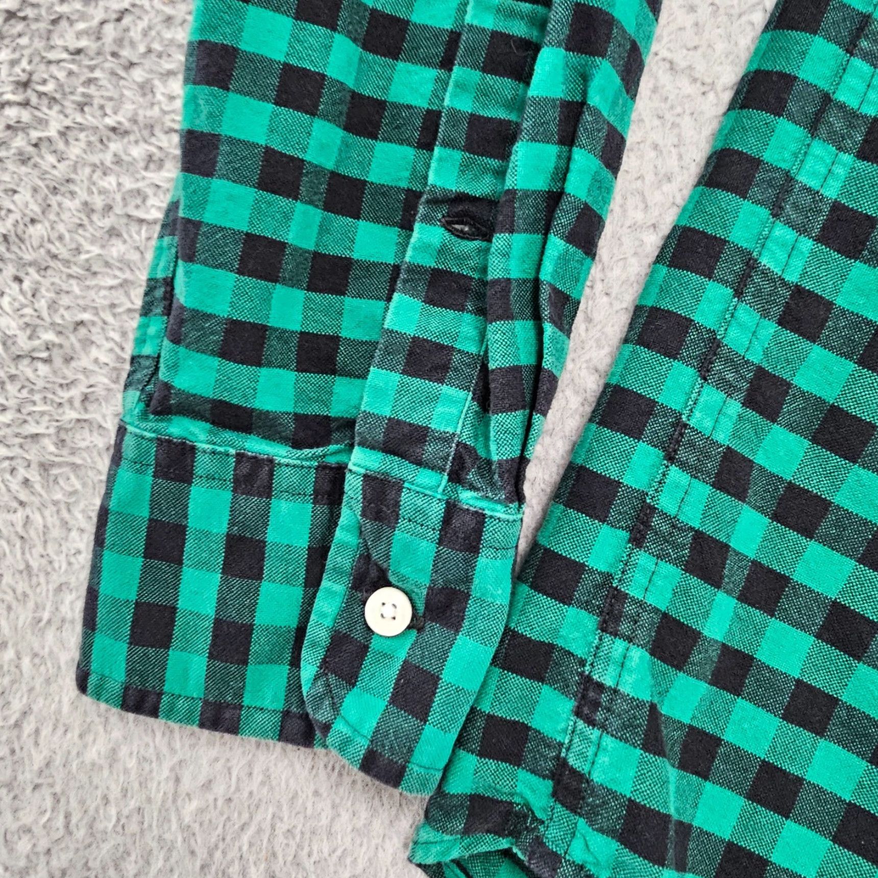 J.Crew J.CREW Shirt Mens L Green Plaid Slim Fit Button-Up Oxford Casual Preppy Shirt Size US L / EU 52-54 / 3 - 5 Thumbnail