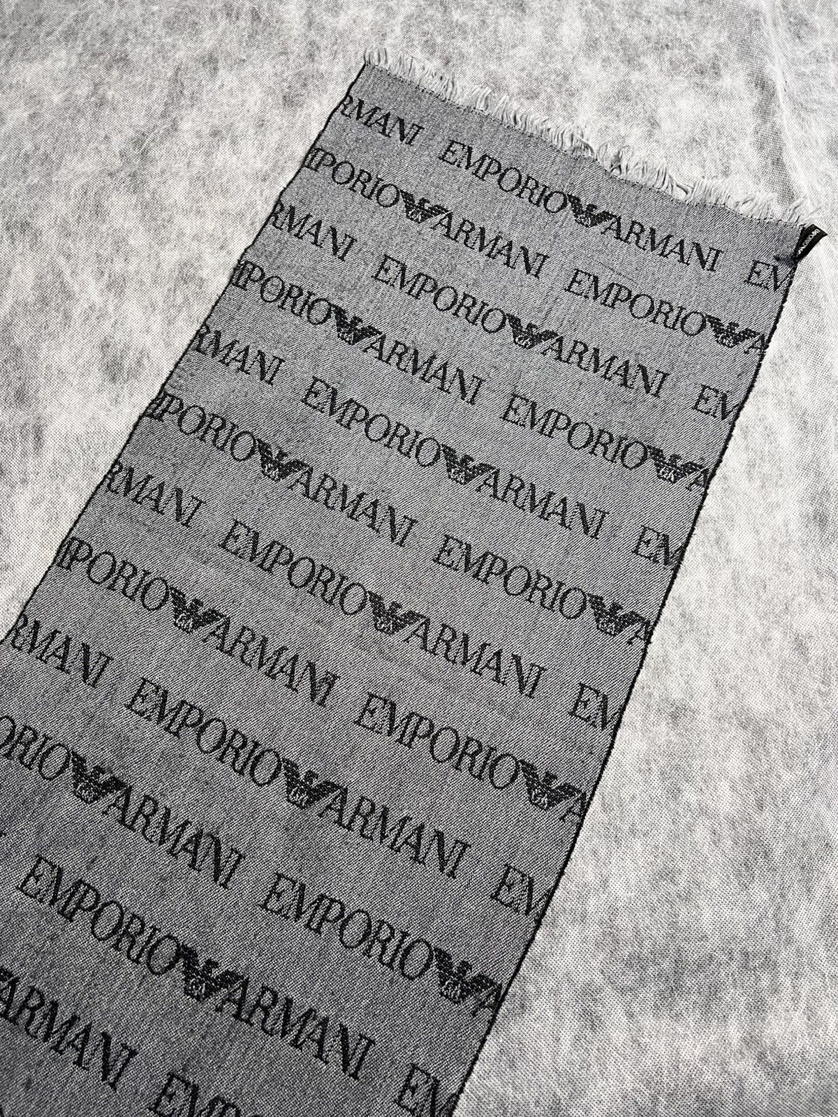 Emporio Armani Emporio Armani Monogram Scarf Size ONE SIZE - 6 Thumbnail
